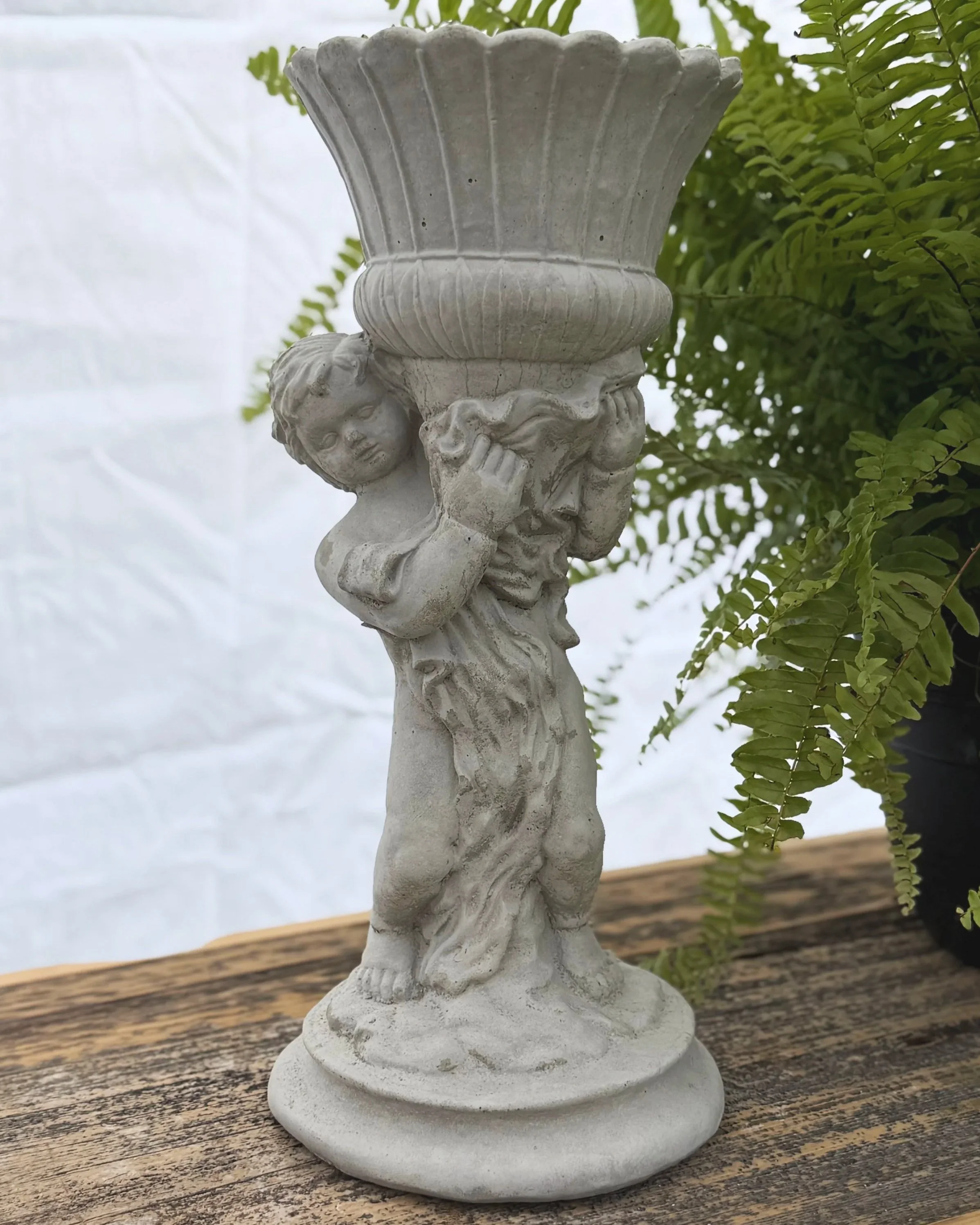 boy chalice planter