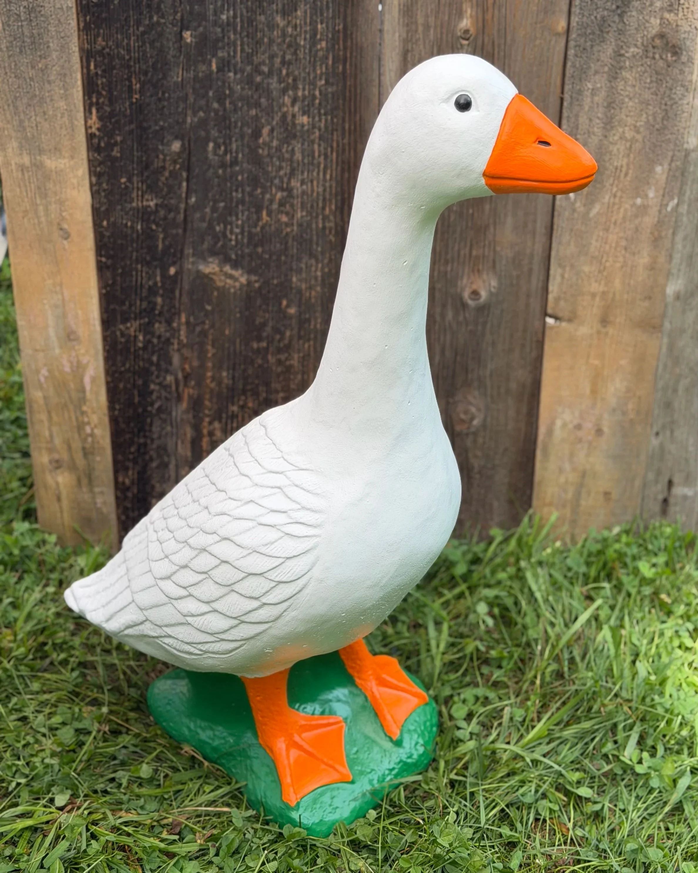 porch goose 28" - painted