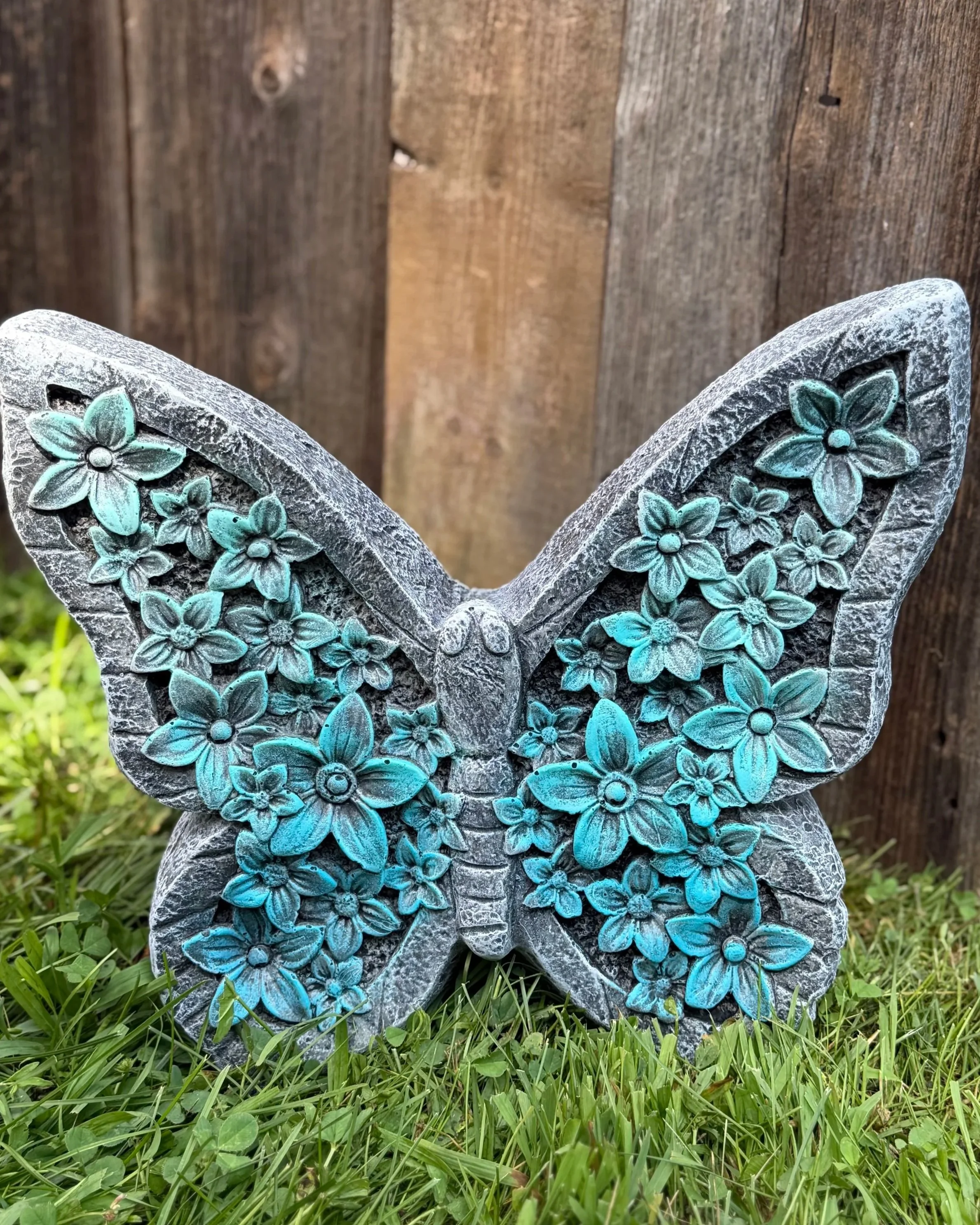 flower butterfly - painted