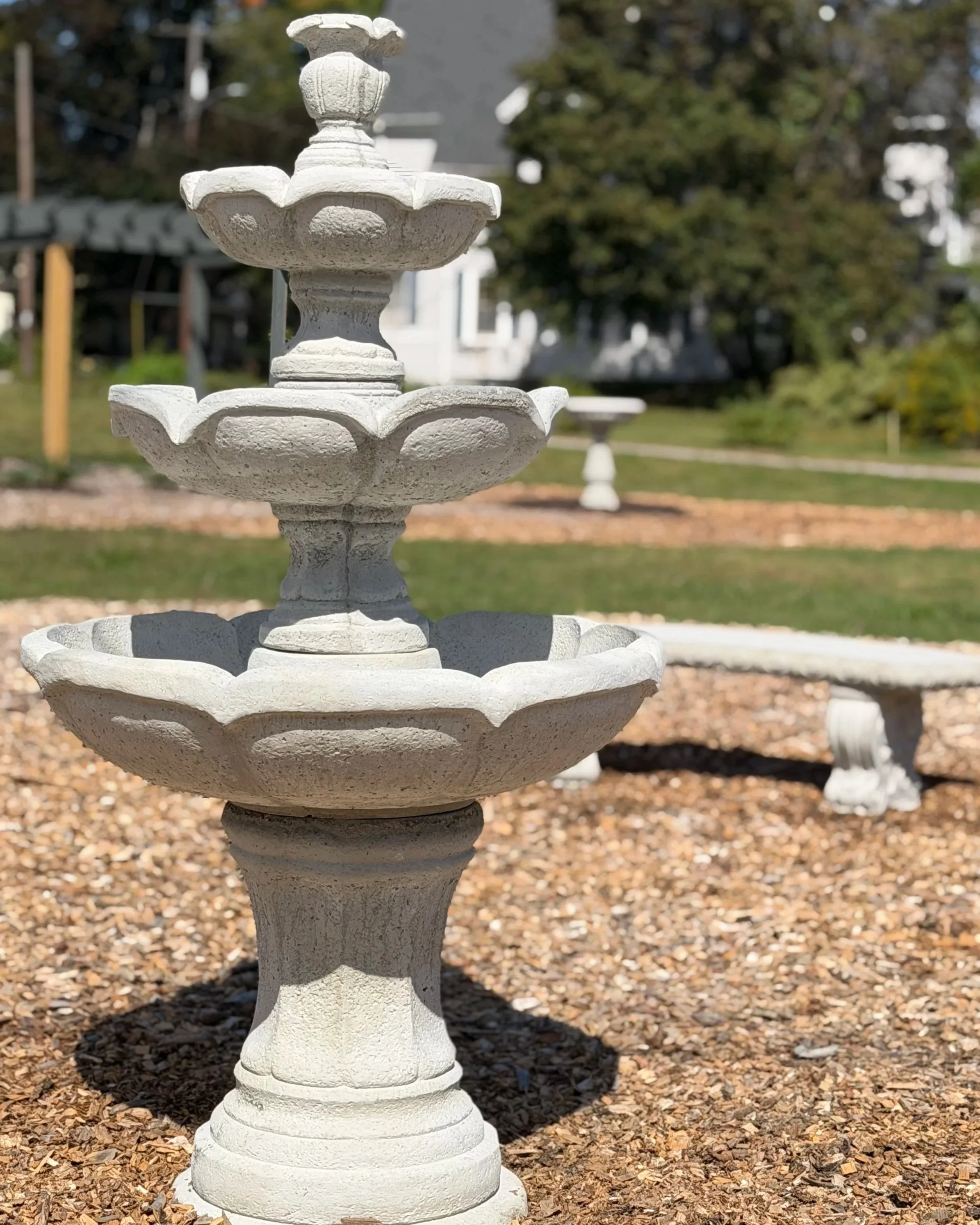 three tier fountain
