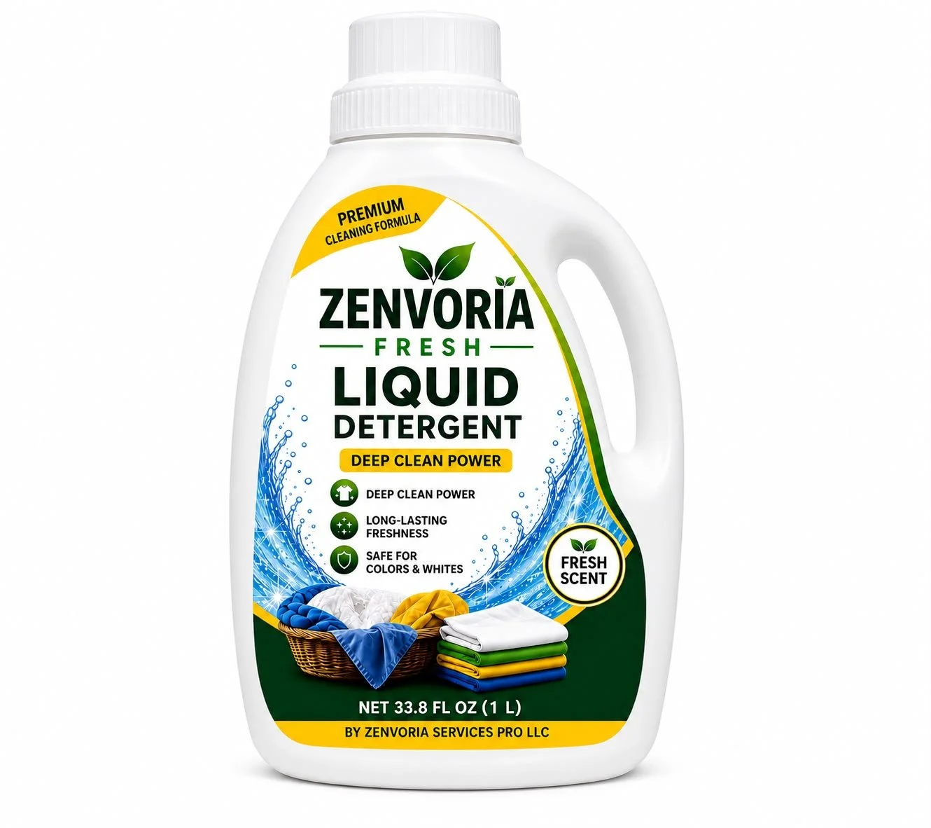 Zenvoria Fresh Liquid Detergent 1L