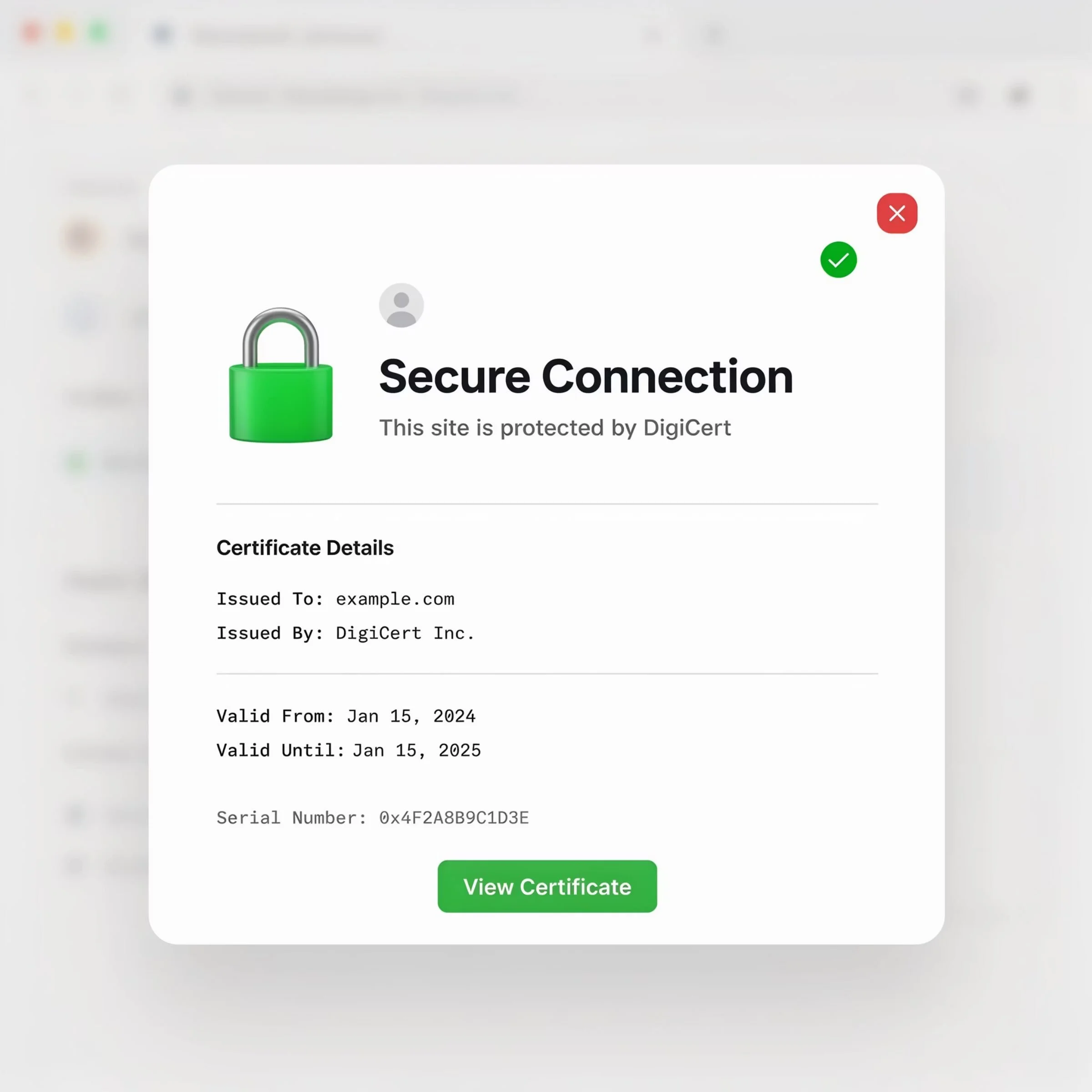 🔒 The internet runs on trust but how does your computer know who to trust?

The answer is digital certificates.

Every time you visit a secure website, your browser checks its digital certificate before establishing a connection. Think of it as a di
