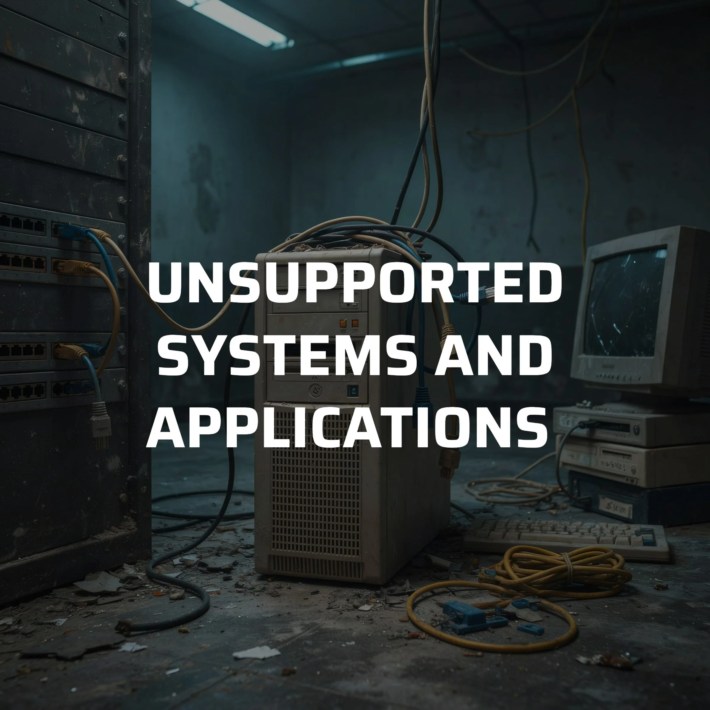 ⚠️ Unsupported Systems &amp; Applications

Older technology may continue to function, but that does not mean it remains secure. Unsupported systems and applications can introduce significant security risks when vendors no longer provide updates, patc