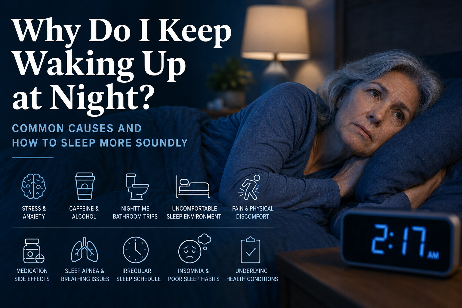 Why Do I Keep Waking Up at Night? Common Causes and How to Sleep More Soundly