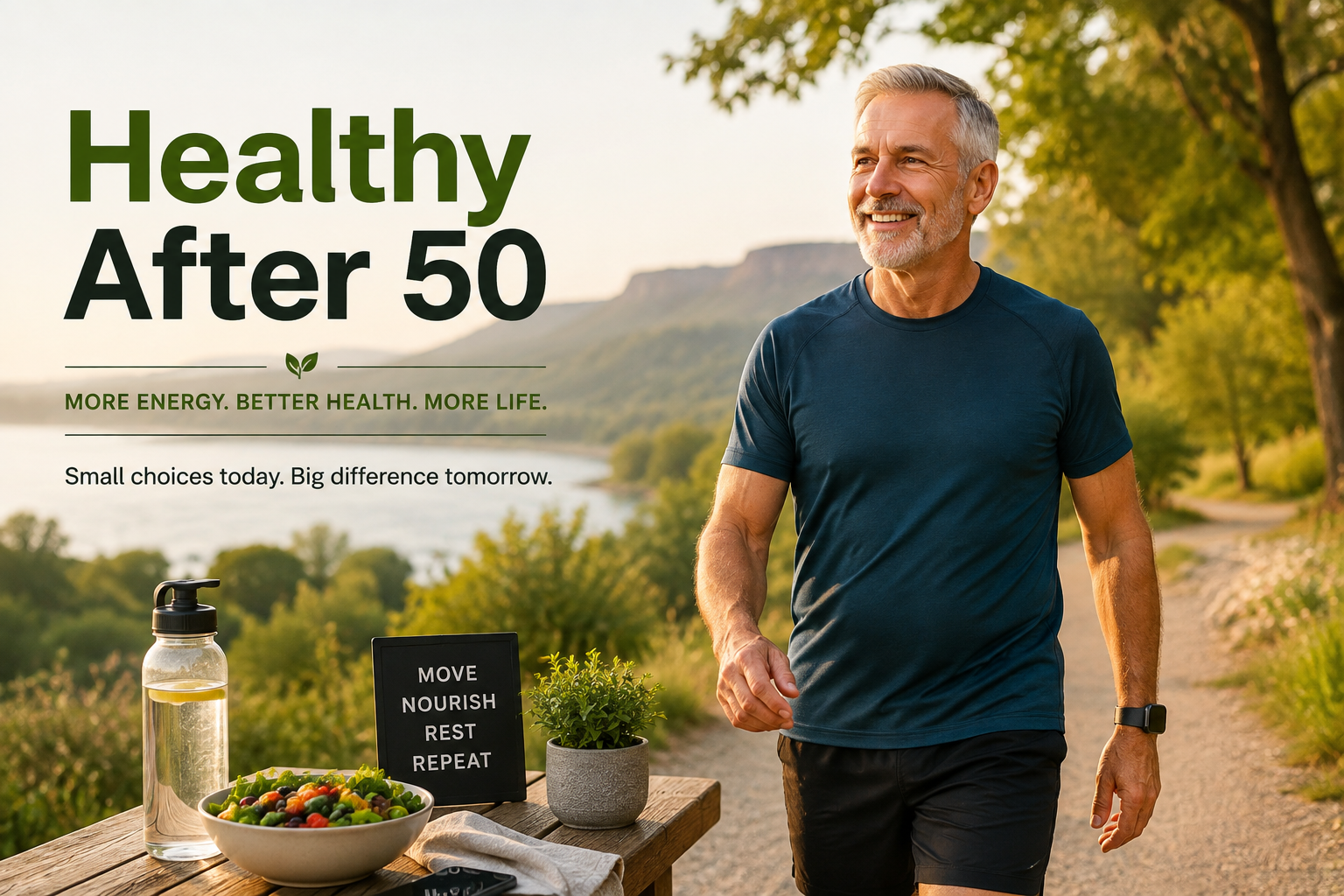 HEALTHY AFTER 50 More Energy. Better Health. More Life.
