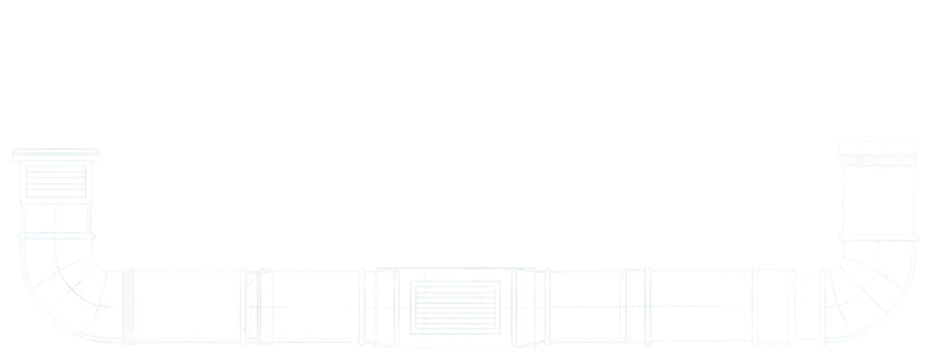 A black and white blueprint of a long, rectangular roller coaster track with steep drops at each end and a flat section in the middle.