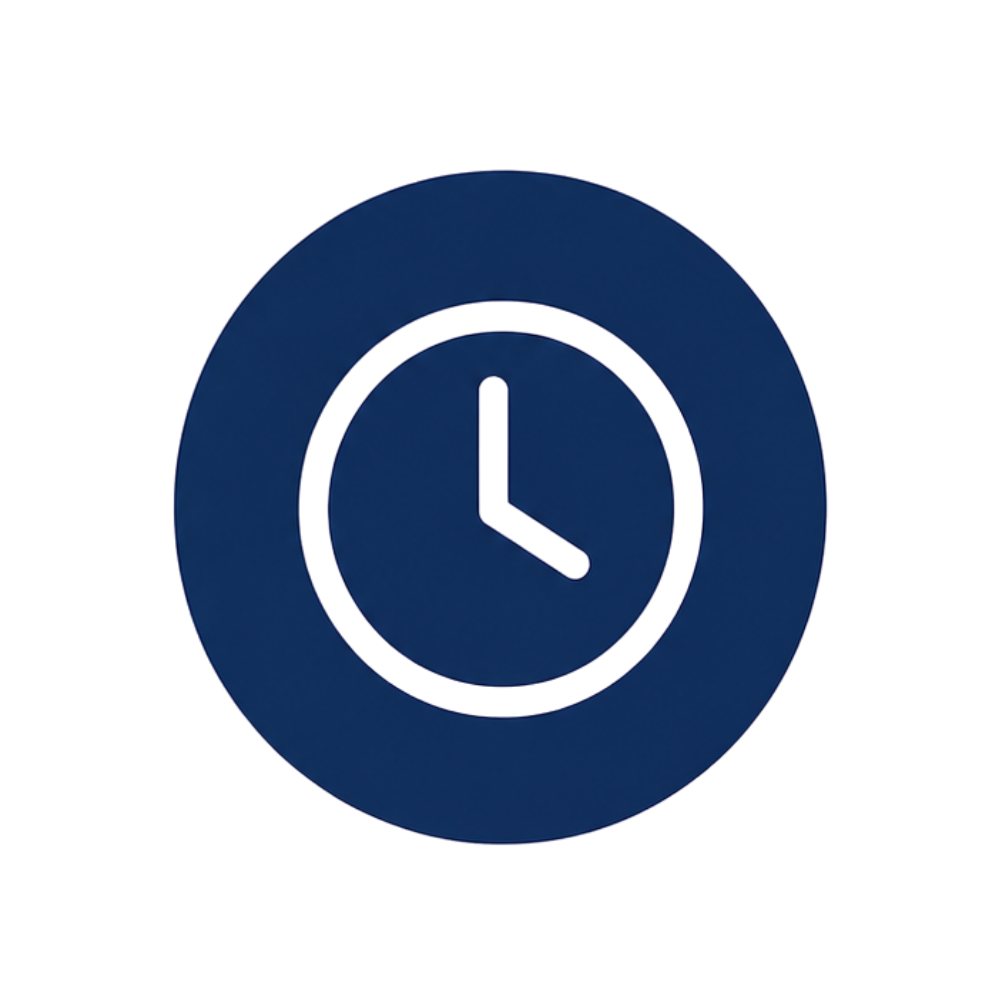 Close-up of a stylized blue email icon with concentric circles on a black background.