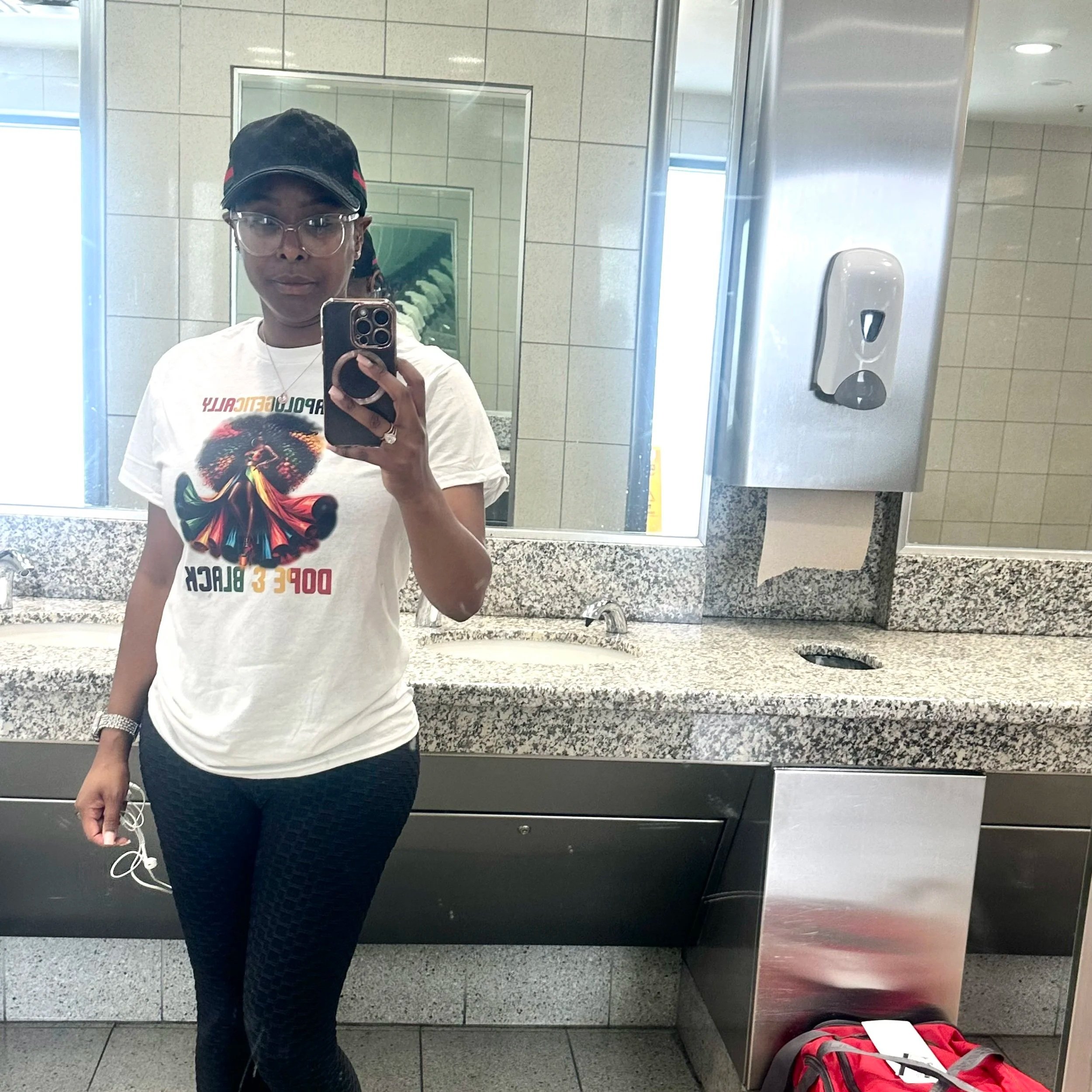 Custom shirt created for a Nurse Practitioner and Juneteenth celebration, printed with vibrant DTF technology by PurePress Wholesale. 