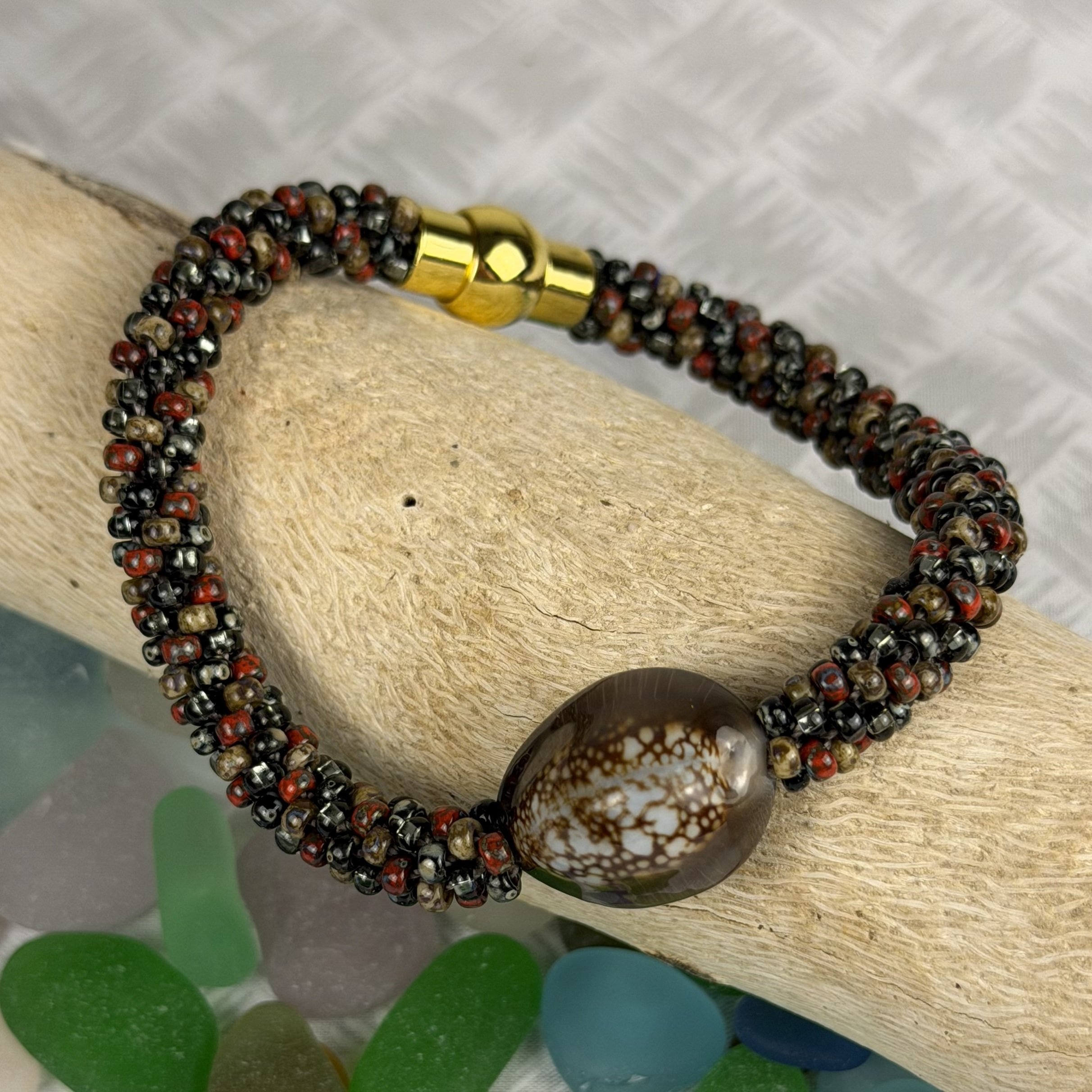 Black and Red Cowrie