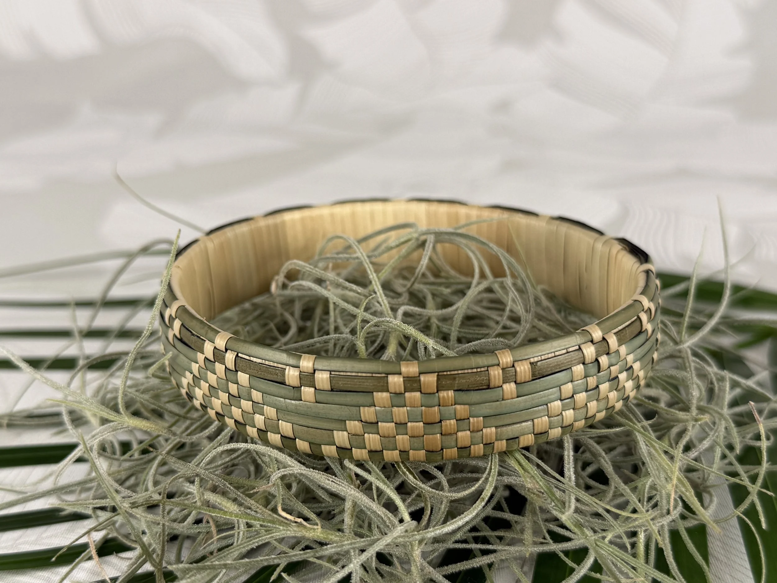 9⅚ Green Mauna Lauhala Bracelet
