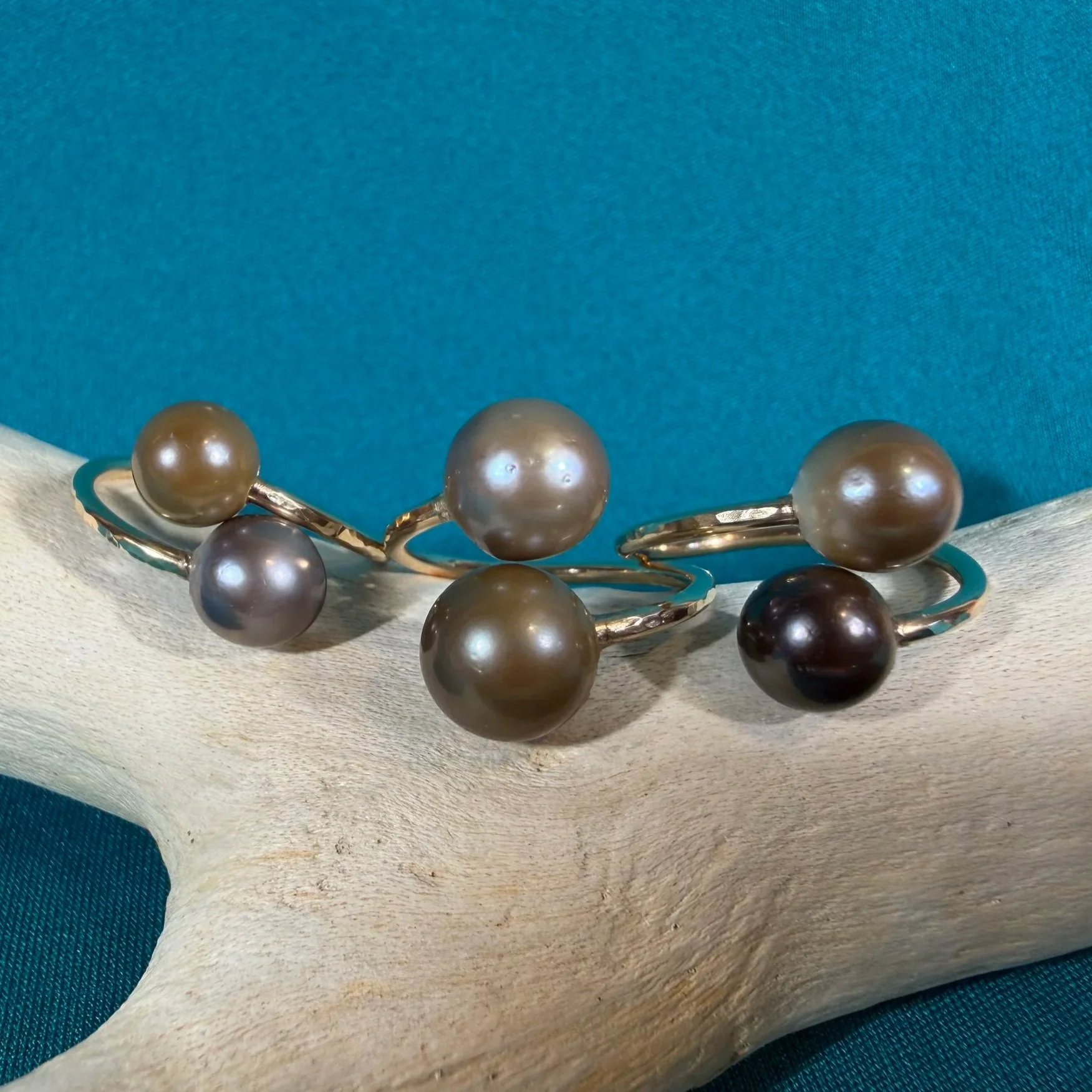 Tahitian Pearl Bypass Ring