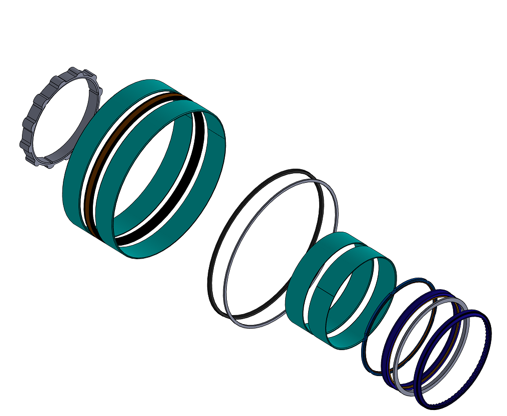 LaBounty MSD2500 /  MSD3000 Cylinder Seal Kit