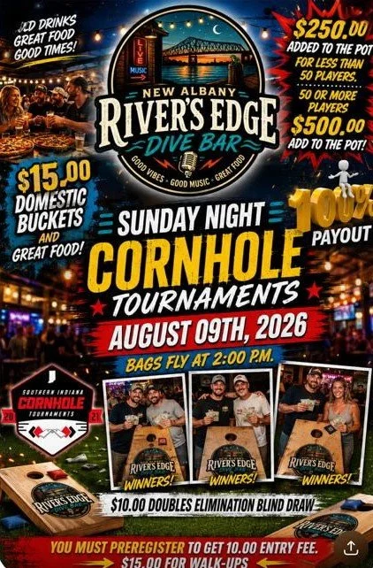 Cornhole Tournament @ River's Edge Dive Bar