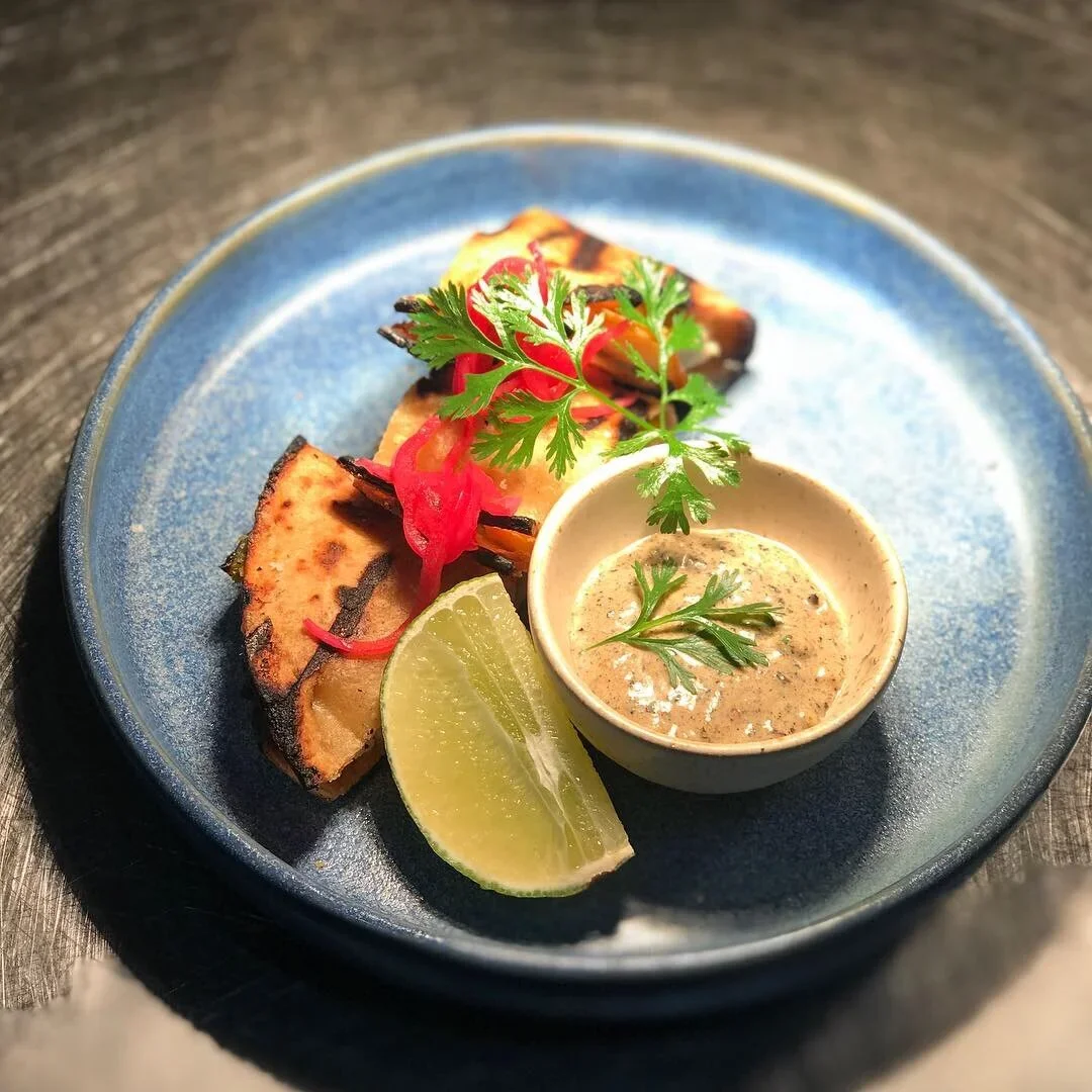 Taco de Fideo Seco w Charred Habanero salsa