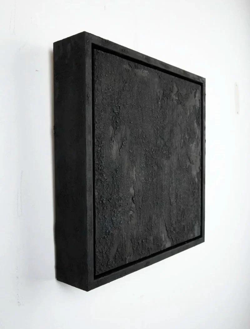 R T : P T | Mixed media | 28.5 x 28.5 x 5.5 cm | SOLD | For a current catalogue enquire through contact page 