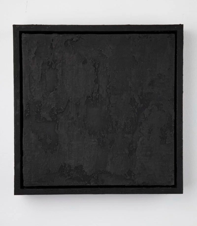 R T : P F | Mixed media on board | 28.5 x 28.5 x 5.5 cm | Stocked at Void_Melbourne | For a current catalogue enquire through contact page 