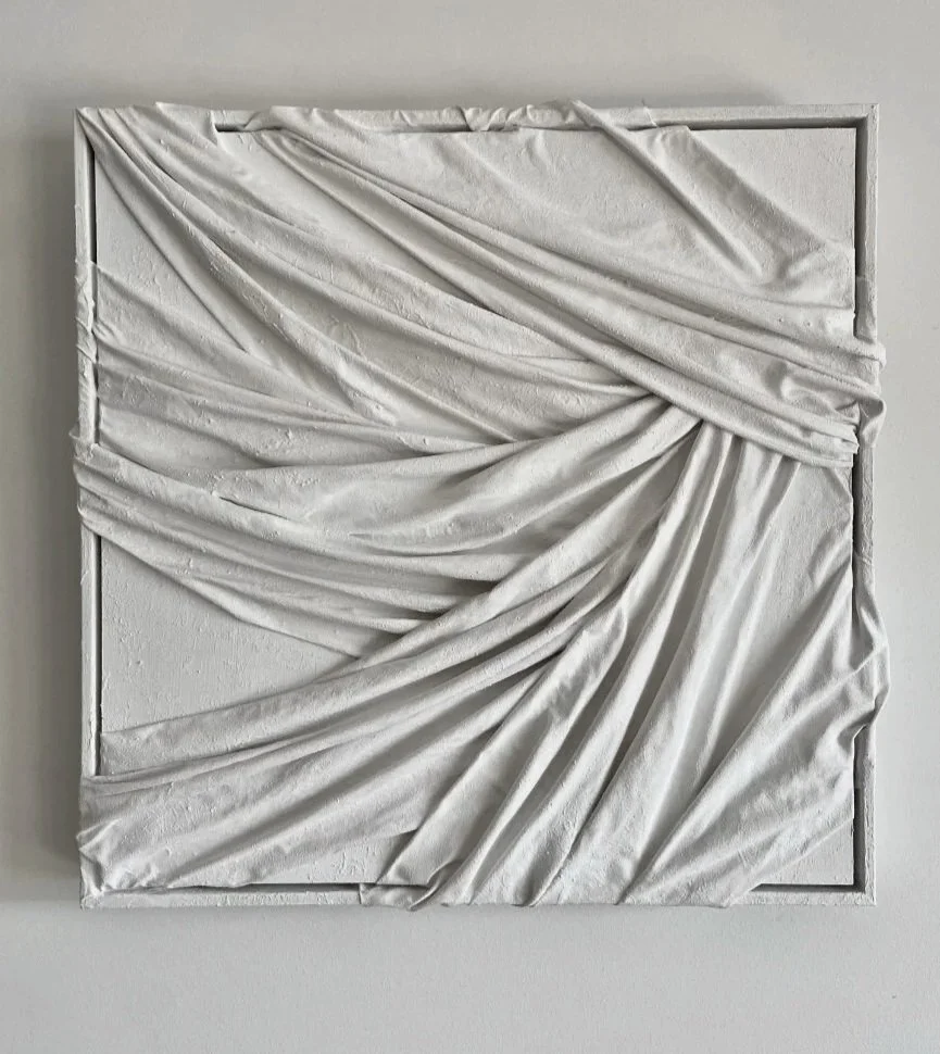 S N : P O | Mixed Media | 44 x 44 x 7 cm | Stocked at North Gallery | For a current catalogue enquire through contact page