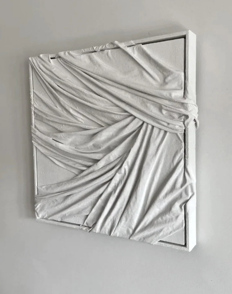 S N : P O | Mixed Media | 44 x 44 x 7 cm | Stocked at North Gallery | For a current catalogue enquire through contact page