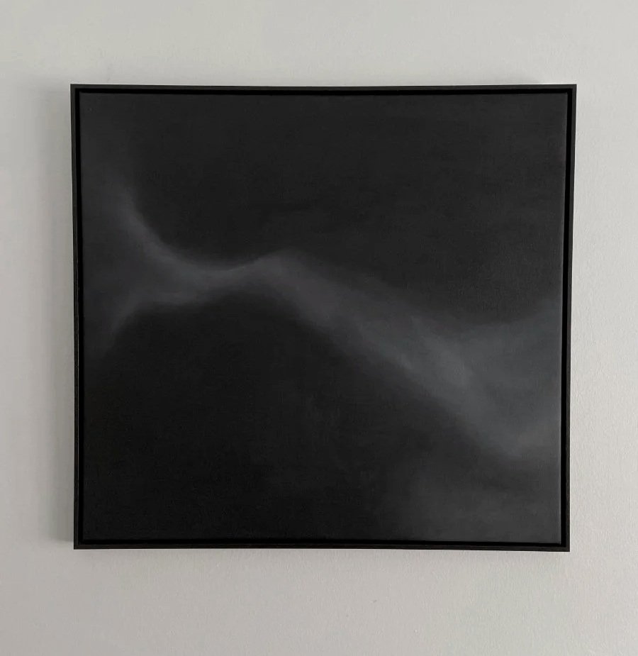 T & M : P O | Oil on canvas, framed | 64.5 x 69.5 x 4 cm | $420 + shipping
