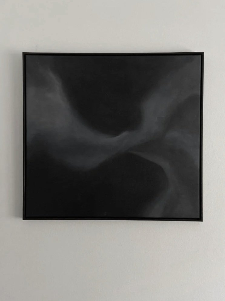 T & M : P T | Oil on canvas, framed | 72 x 67 x 3 cm | $420 + shipping