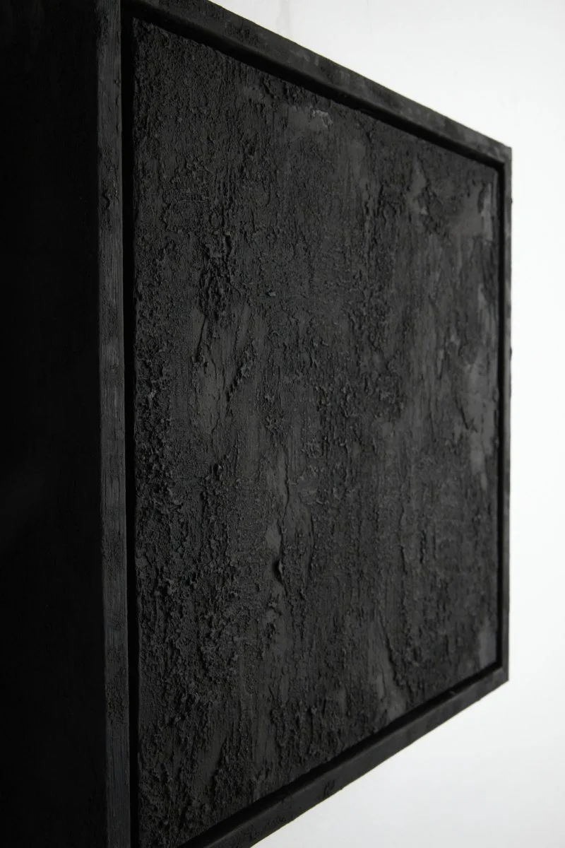R T : P T | Mixed media | 28.5 x 28.5 x 5.5 cm | SOLD | For a current catalogue enquire through contact page 
