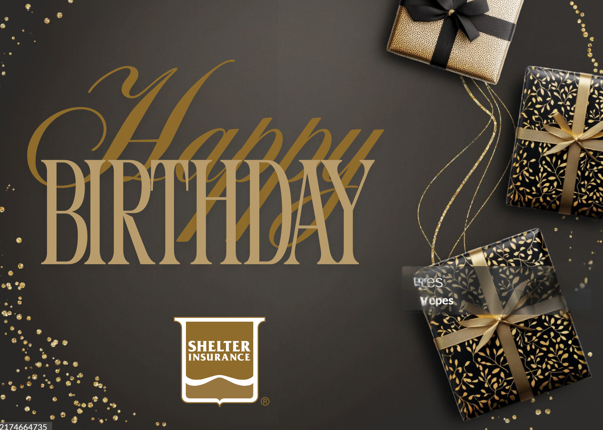 Birthday Card (Mizzou Black & Gold)