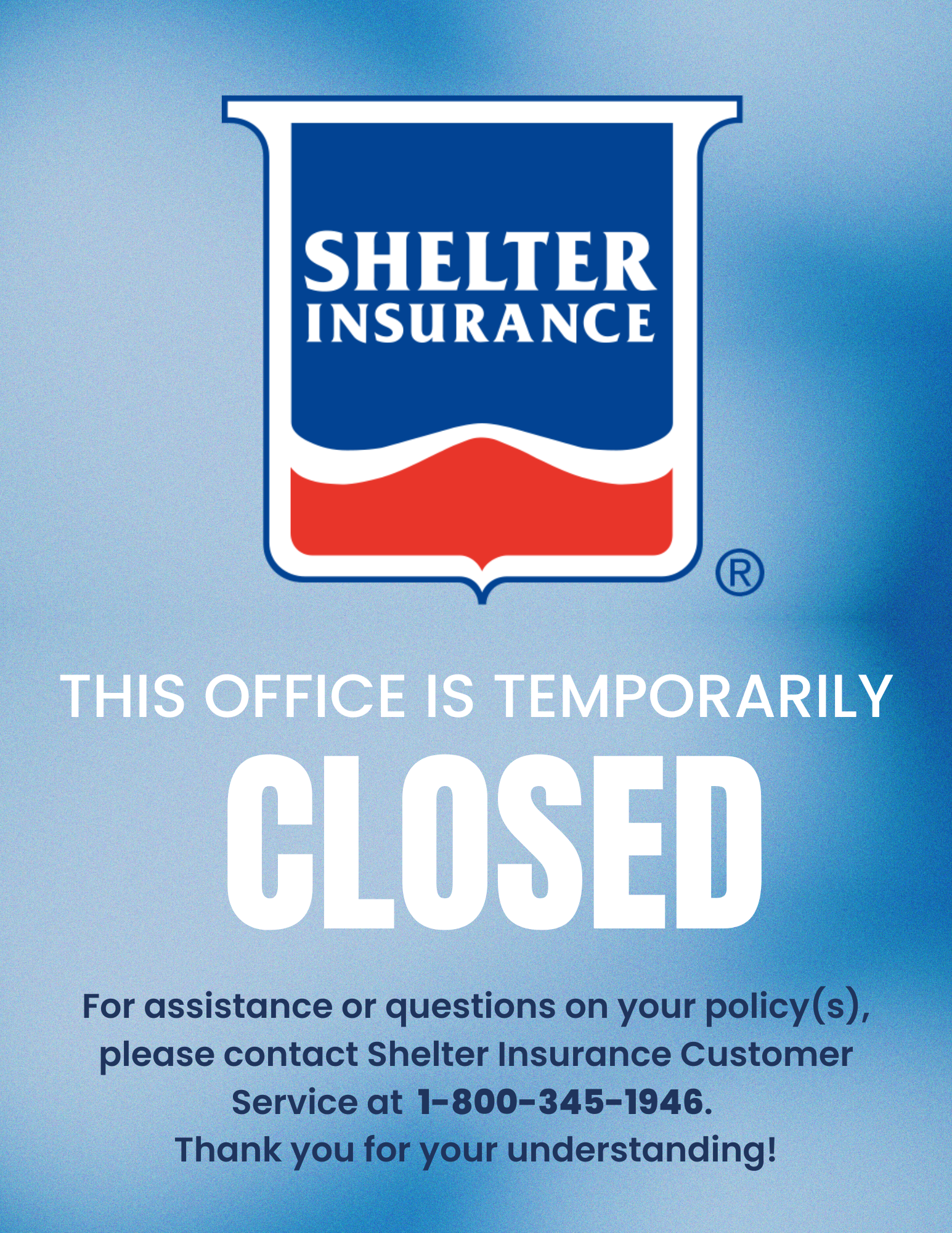 Closed Office Graphic