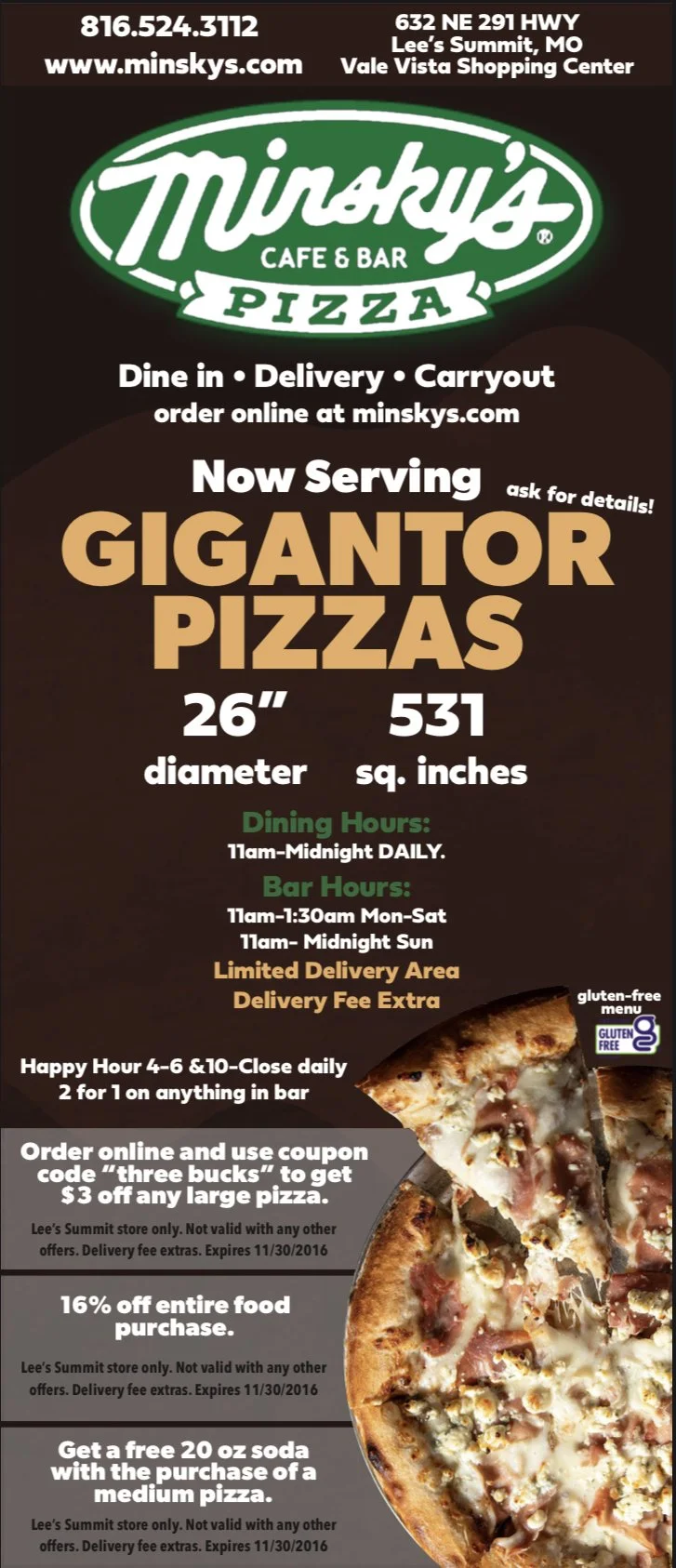 Minksy's Tear-Off Flyer