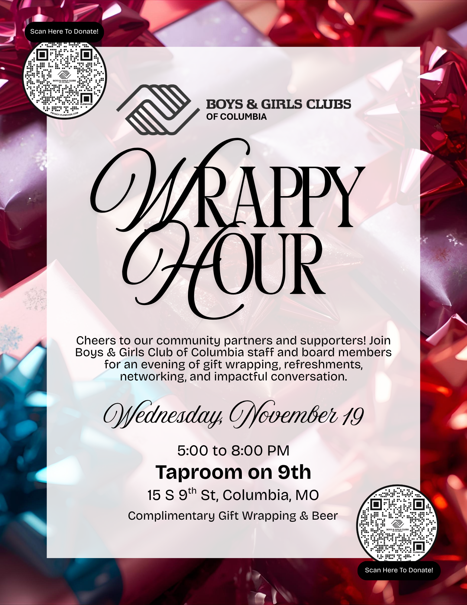 Wrappy Hour Flyer