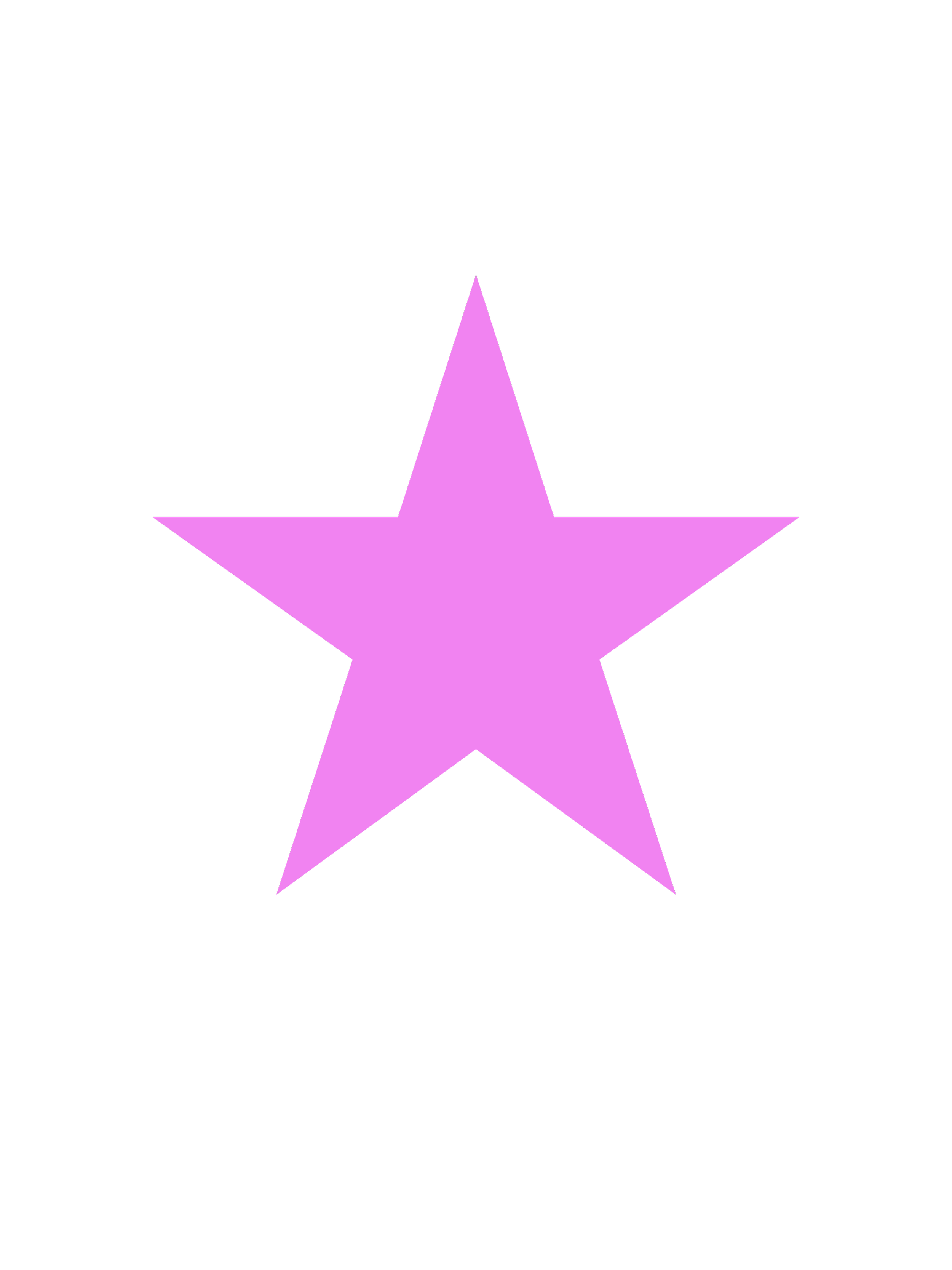 Pink five-pointed star on a black background.