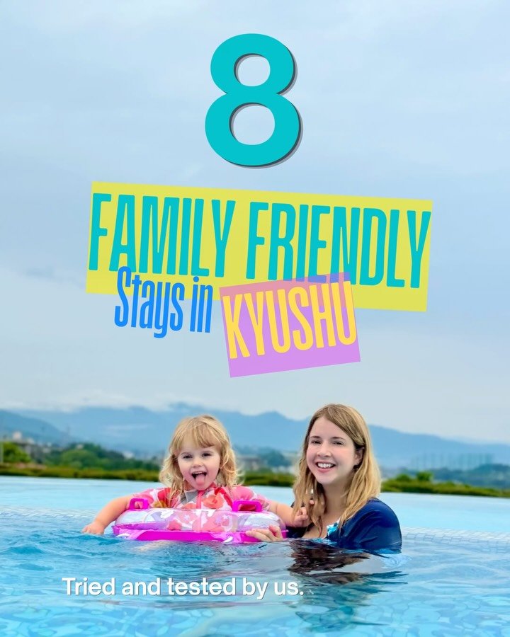 These are all places we&rsquo;ve personally stayed as a family, would recommend, and would happily visit again!

1. Suginoi Hotel &mdash; Beppu, Oita
A huge family resort with pools, onsen, restaurants, bowling, an arcade and more. Something for ever