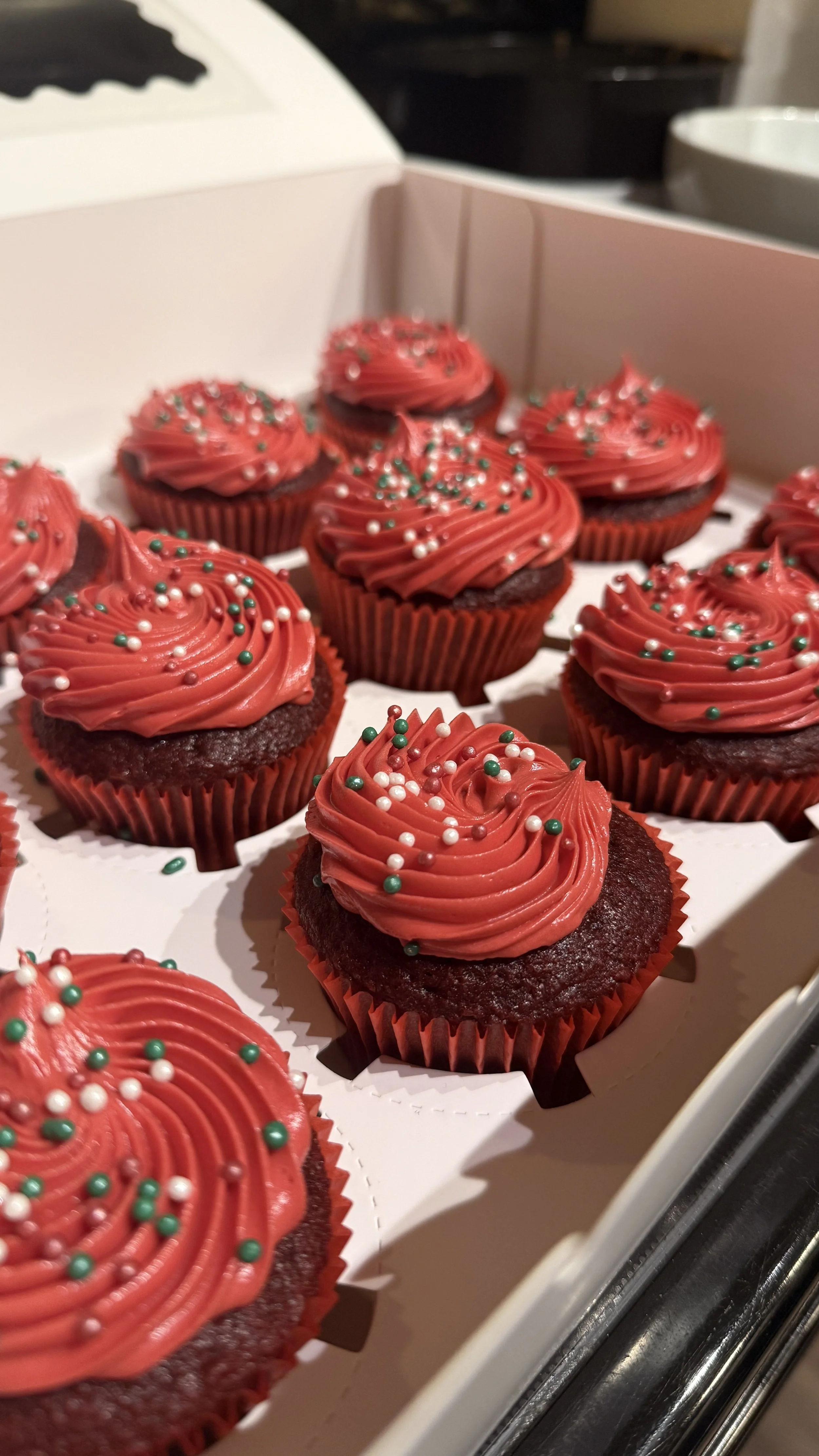 Christmas in July Cupcakes