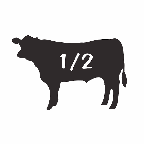 Half a cow