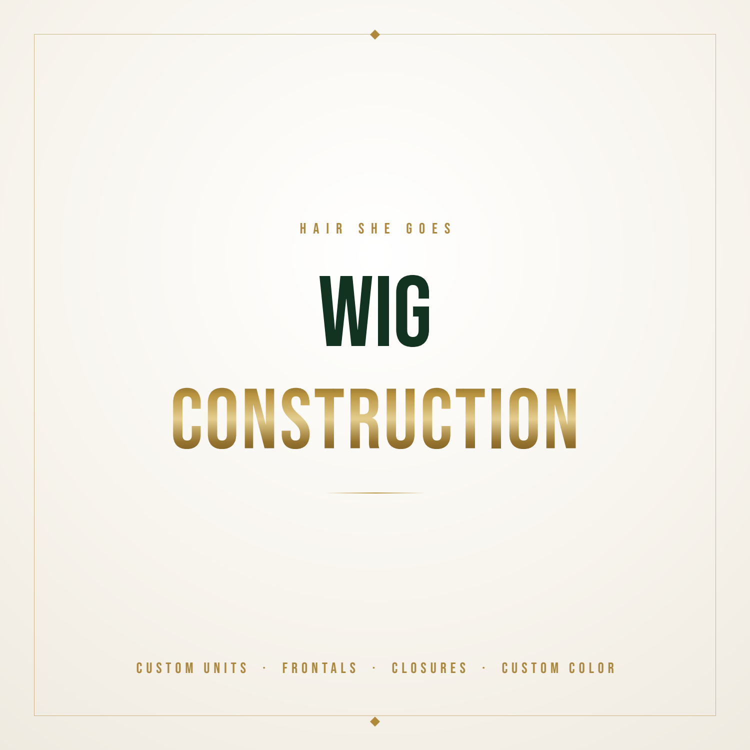 Wig Construction