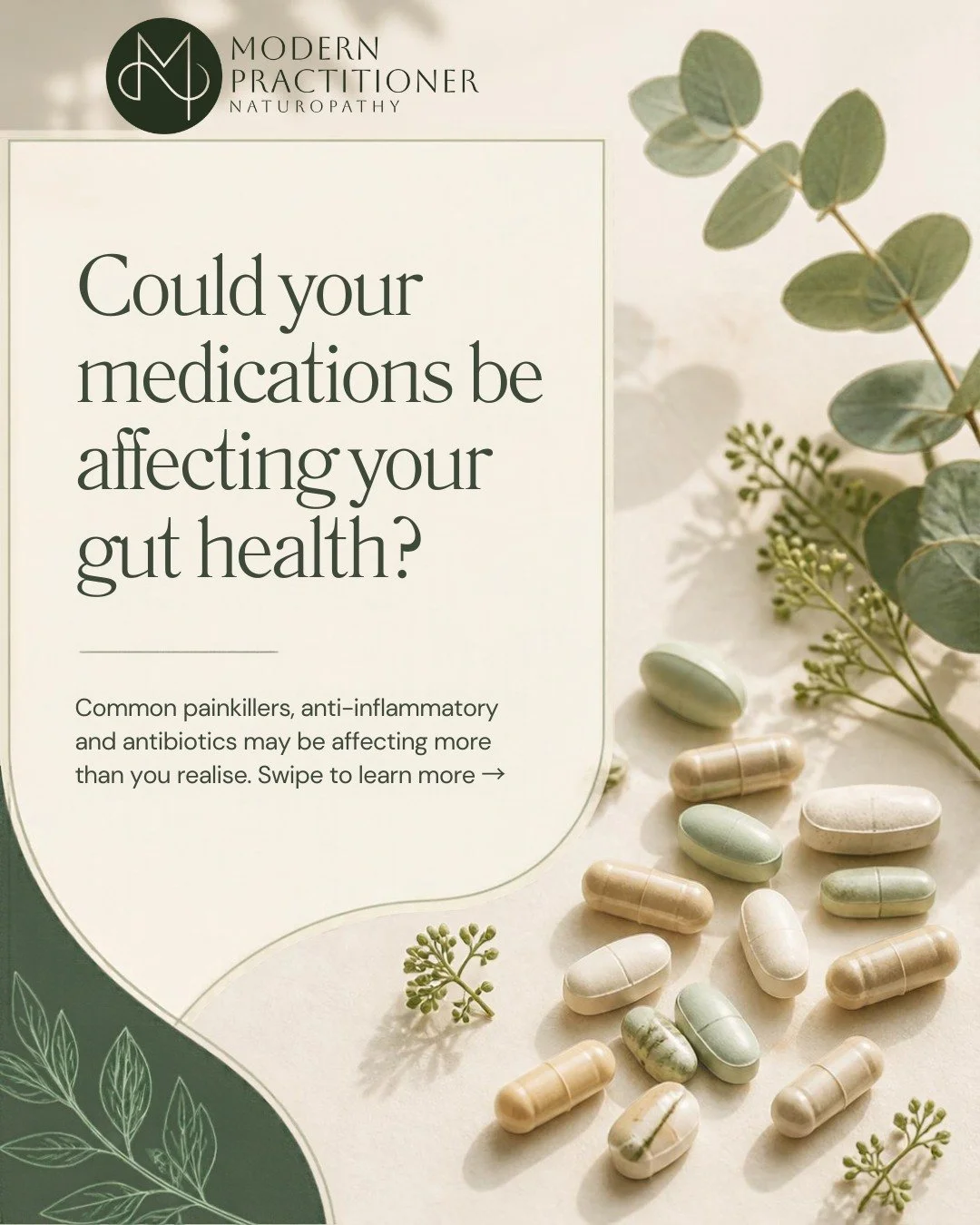 🦠 **Could your medications be affecting your gut health?**

We often focus on what we're eating when it comes to gut health, but have you ever considered how certain medications might be affecting the bacteria living in your gut?

💊 **Antibiotics**
