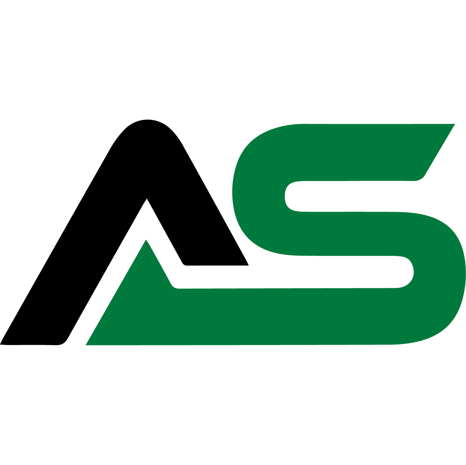 The logo of the fuel company, Suncor Energy, featuring a stylized green 'S' with a triangular point on the left, and the company name in black along with a tagline in smaller font.