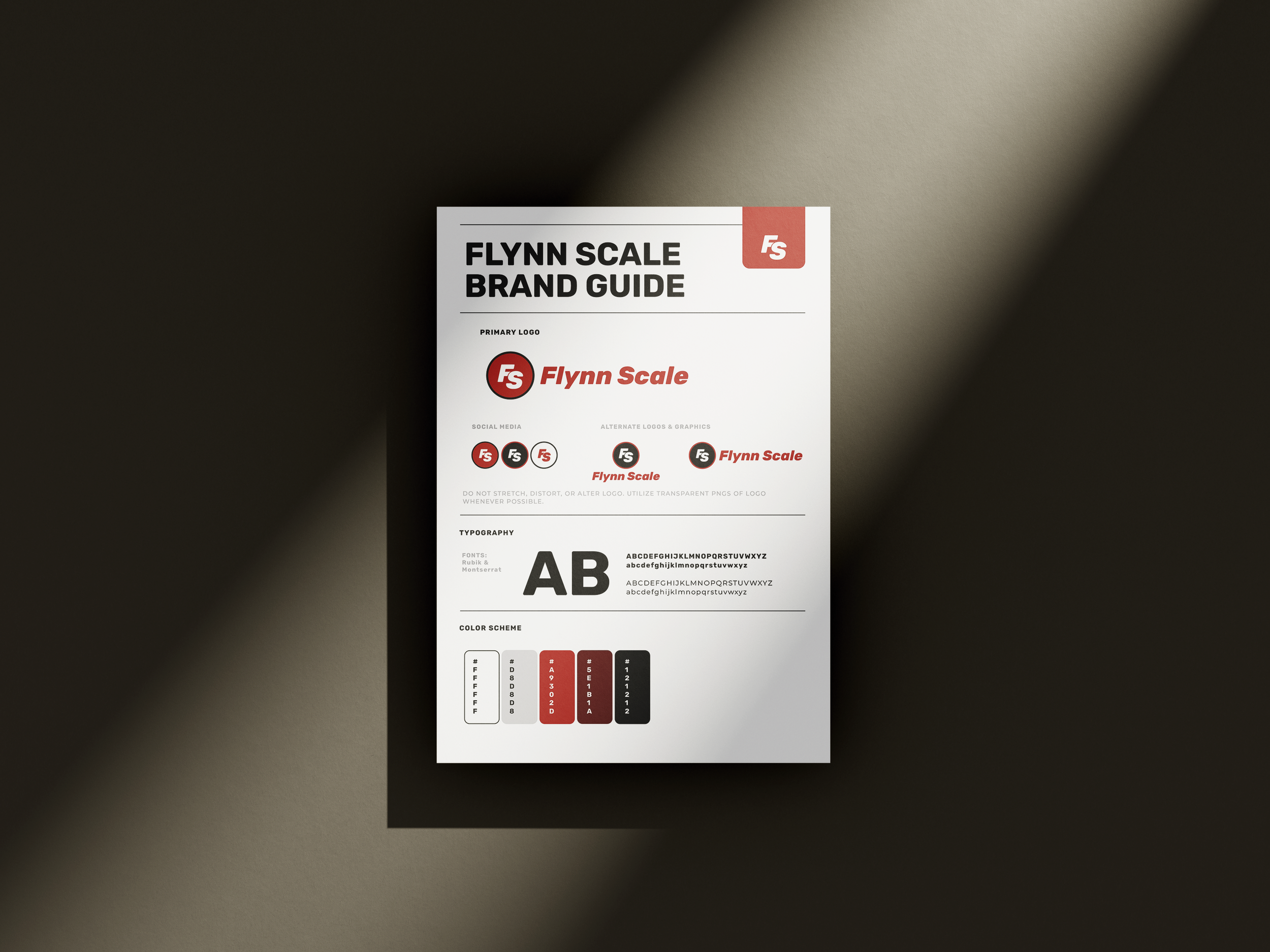 Brand Identity Design: Flynn Scale, Lake Havasu City, Arizona