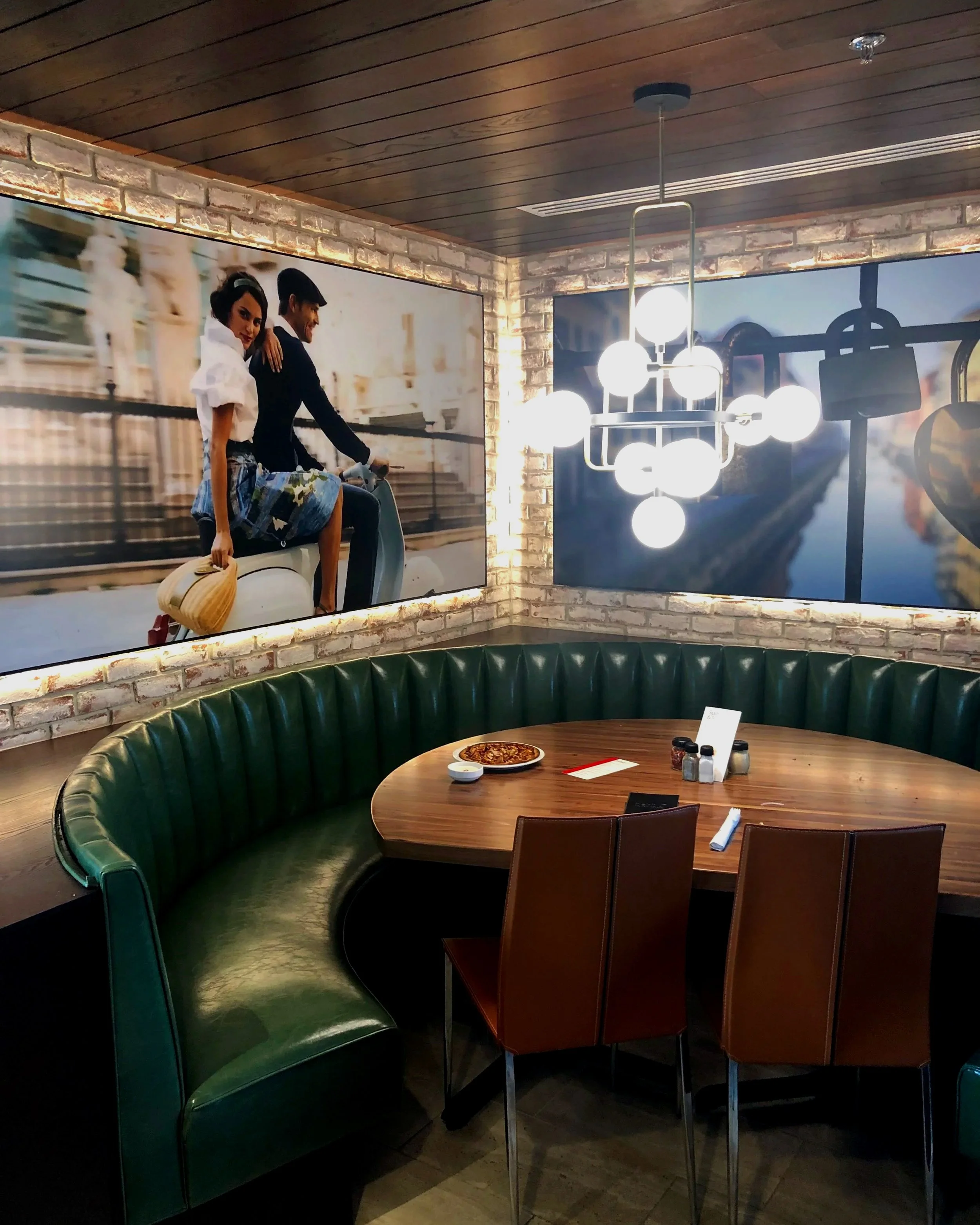 Custom restaurant dining booths and commercial upholstery