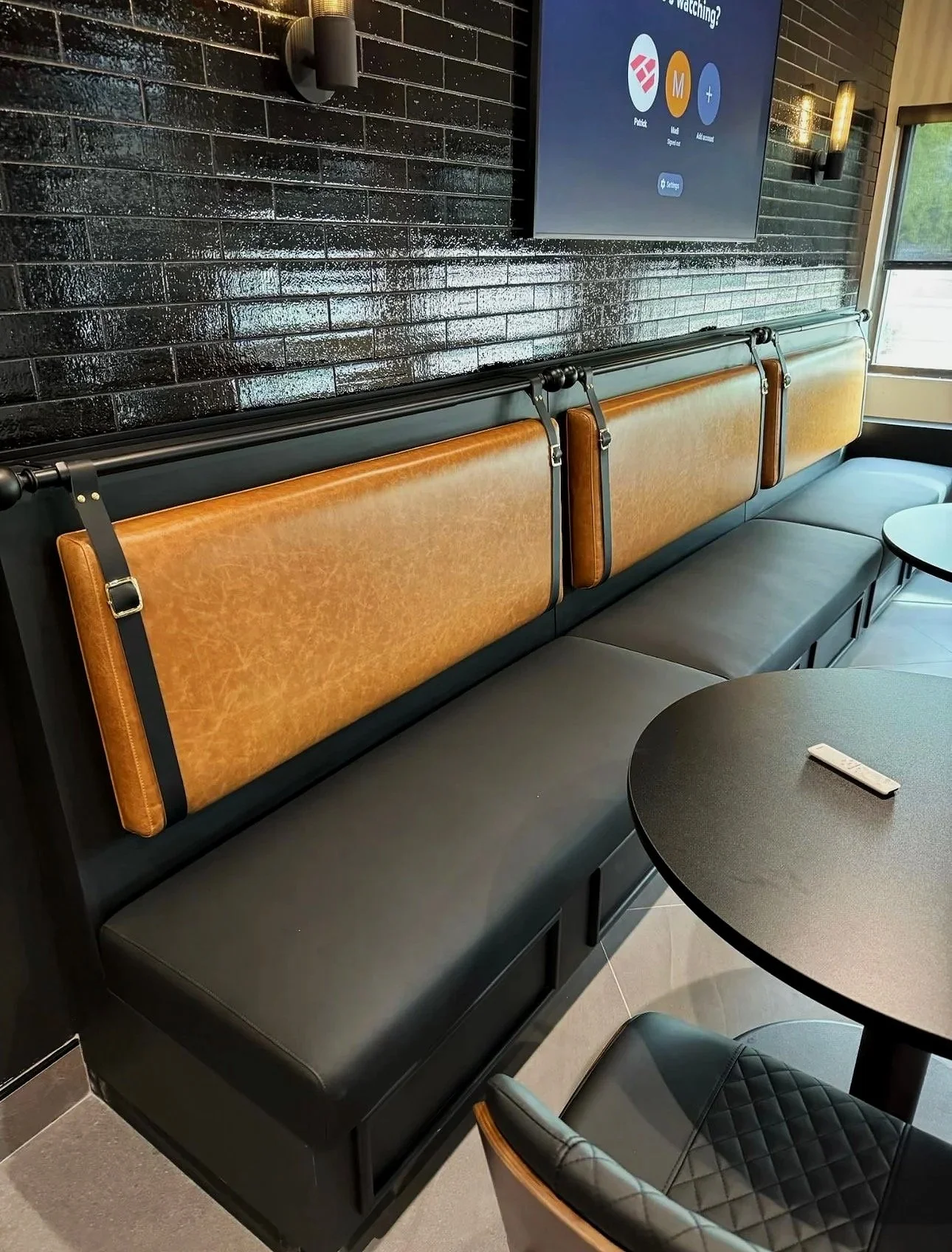 Commercial lounge seating and custom upholstery