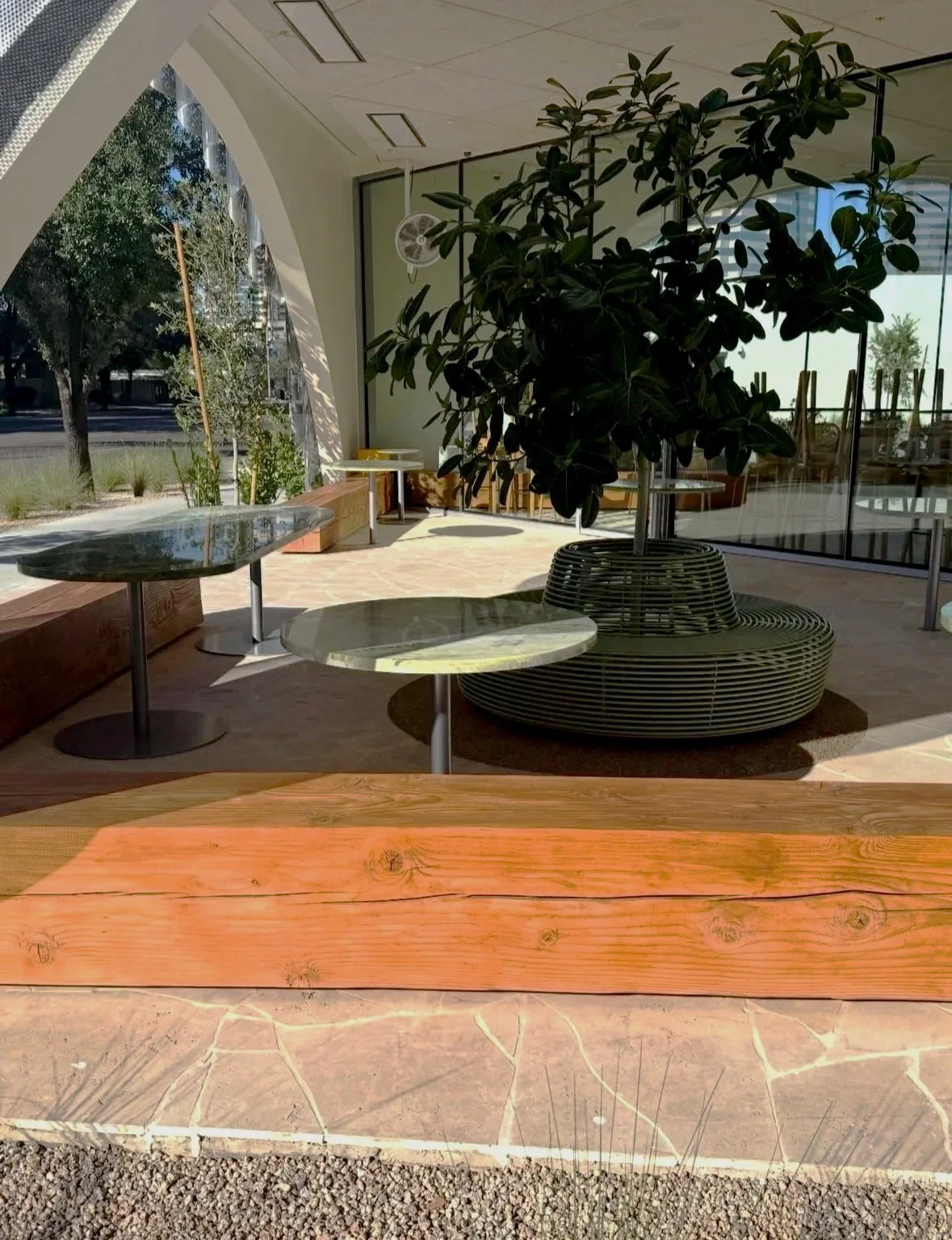 Modern cafe furniture and custom seating