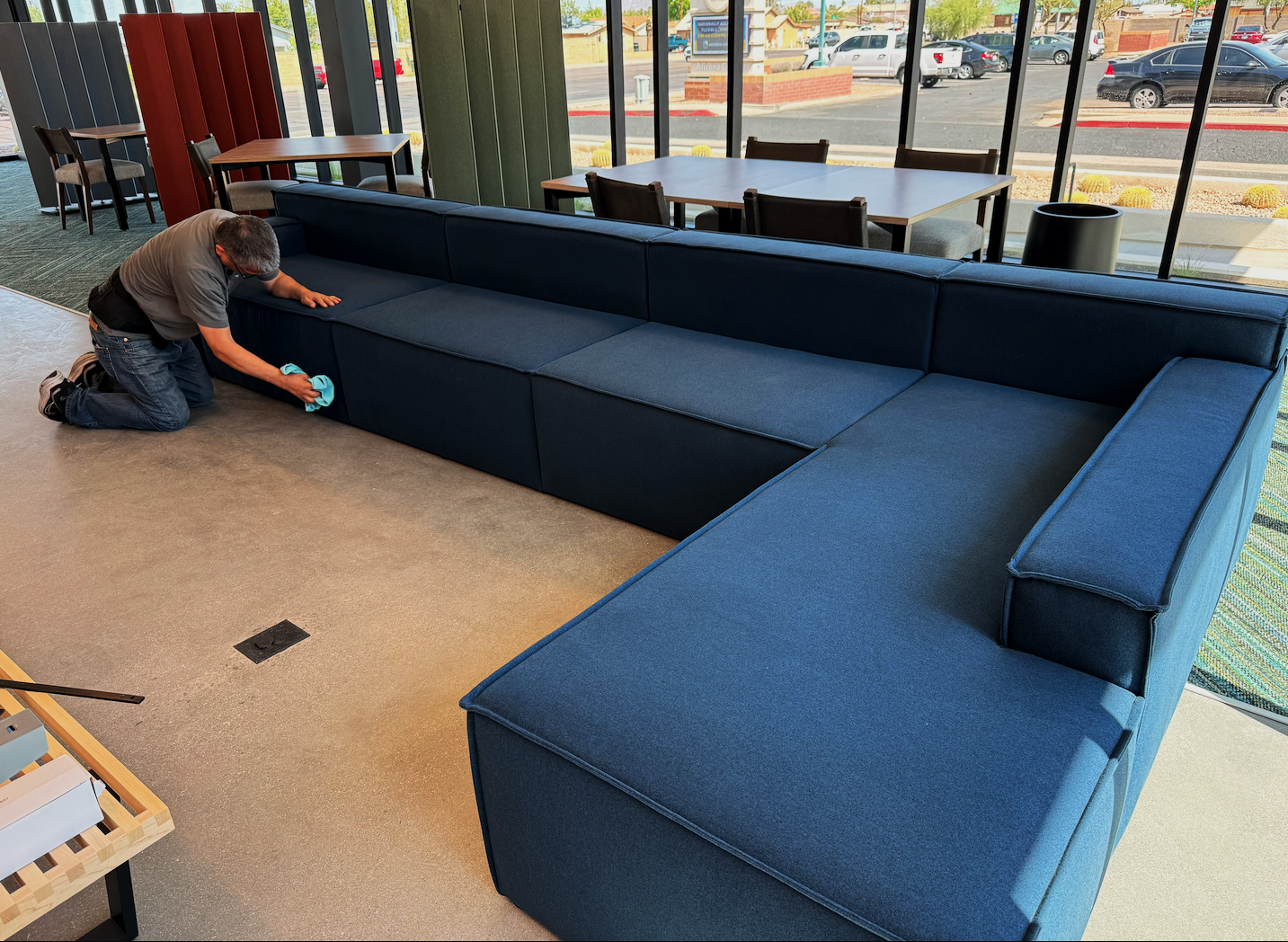 Furniture cleaning and upholstery restoration service