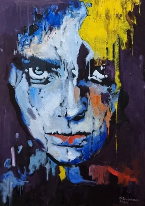 Dennis Teodorescu, “Unknown”  2024, oil on canvas, 70×50 cm