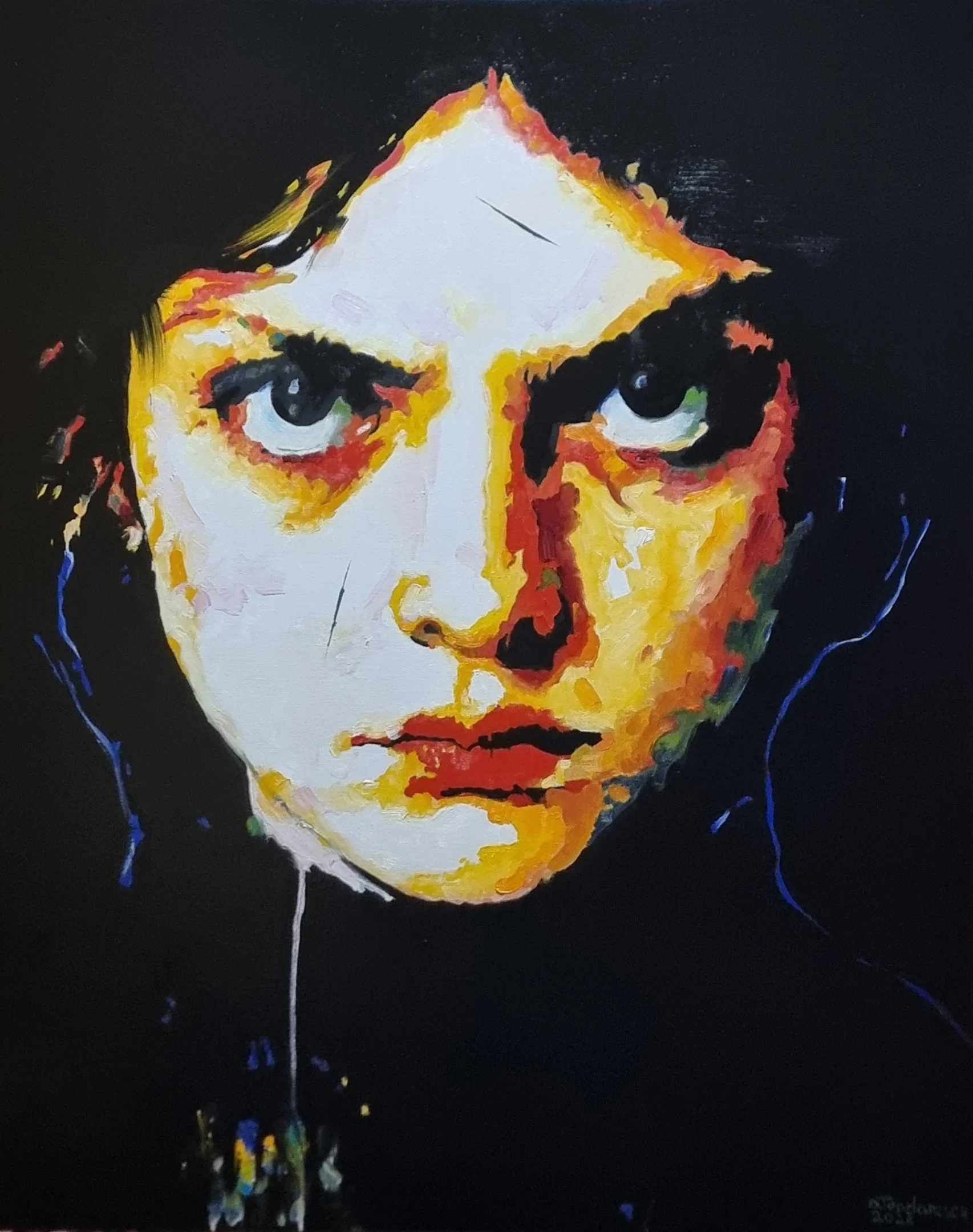 Dennis Teodorescu, "You!"  2026, Oil on canvas, 100x80 cm