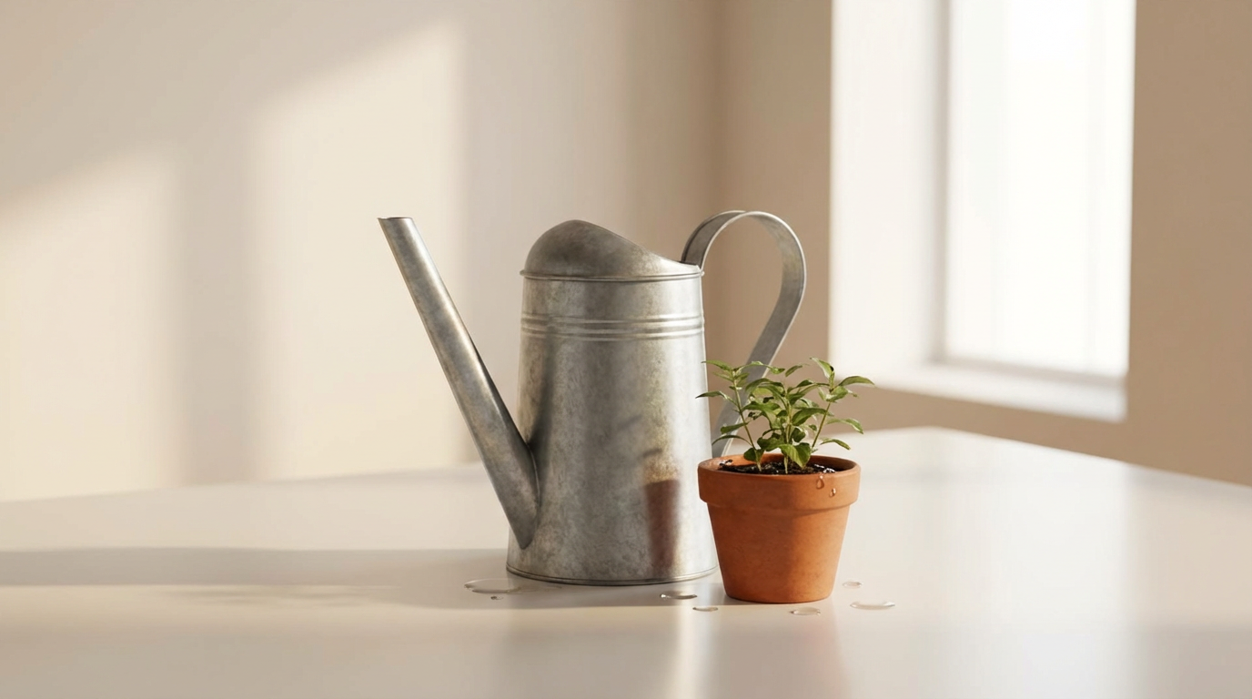 Galvanized Watering Can