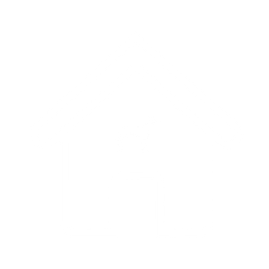 outline of a doghouse vector