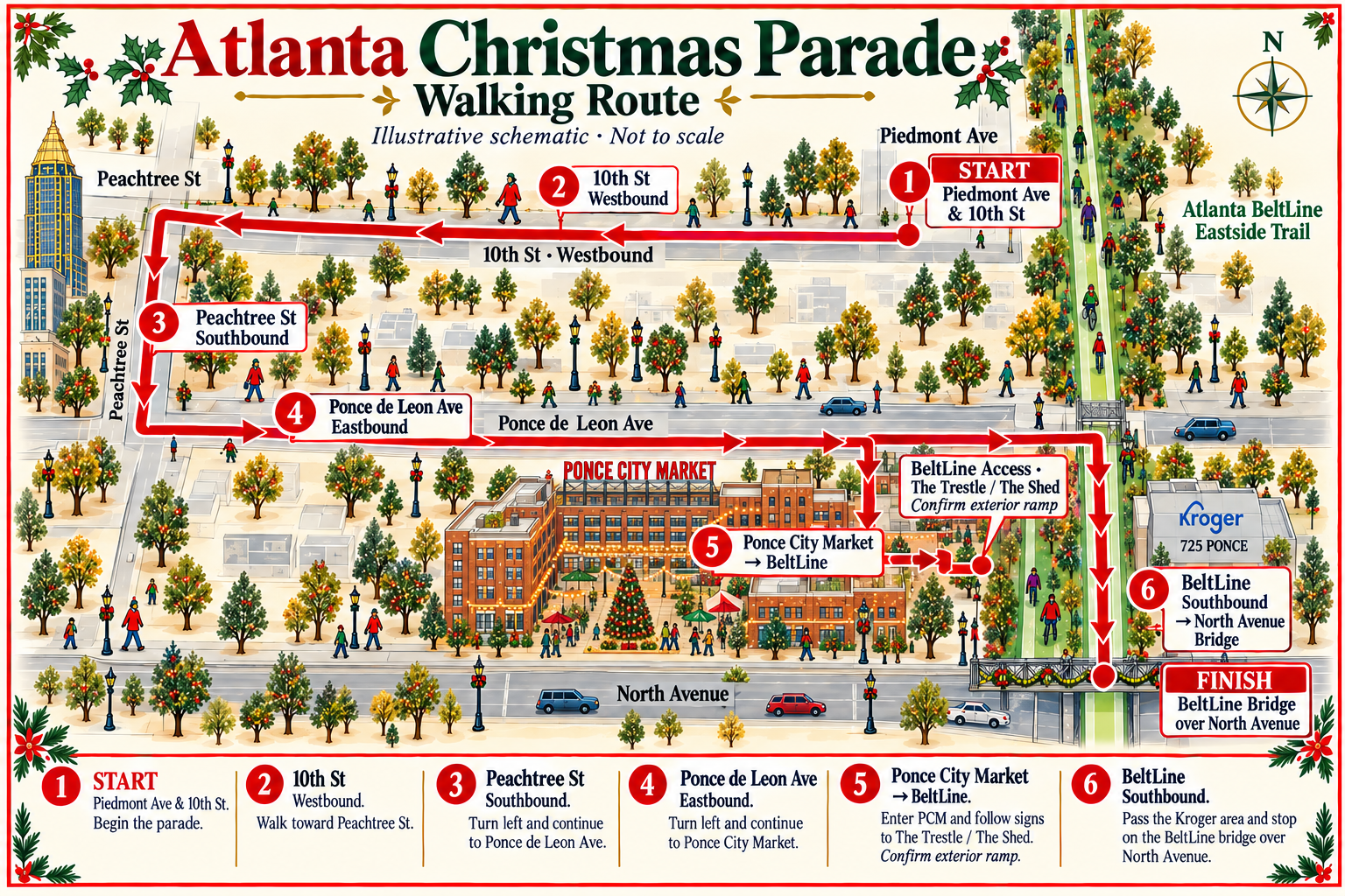 Soul and Sabor Holiday Walk Route