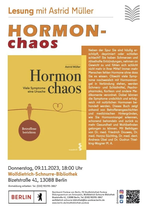 Lesung Hormonchaos. Viele Symptome eine Ursache