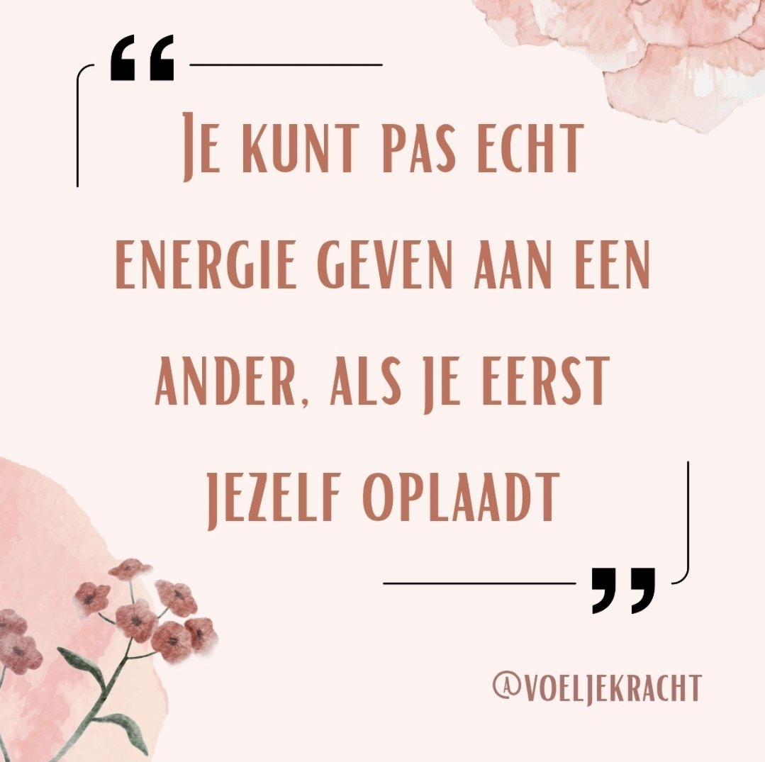 Jezelf opladen is geen luxe