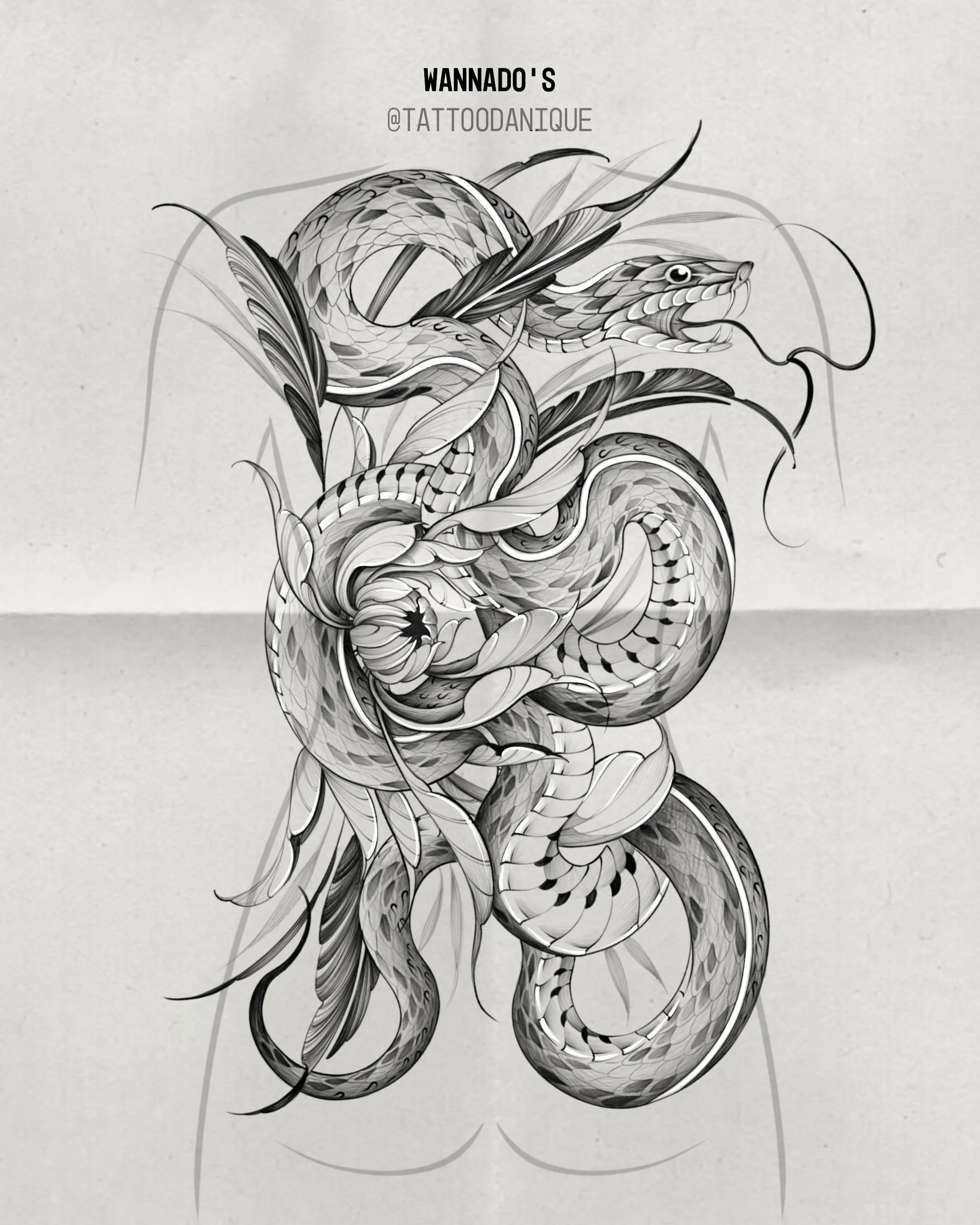 🐍 WANNADO BACKPIECE CONCEPT 💕
Swipe to see full design process ✨🐍
This would take about 5 to 6 full days
Please don&rsquo;t copy