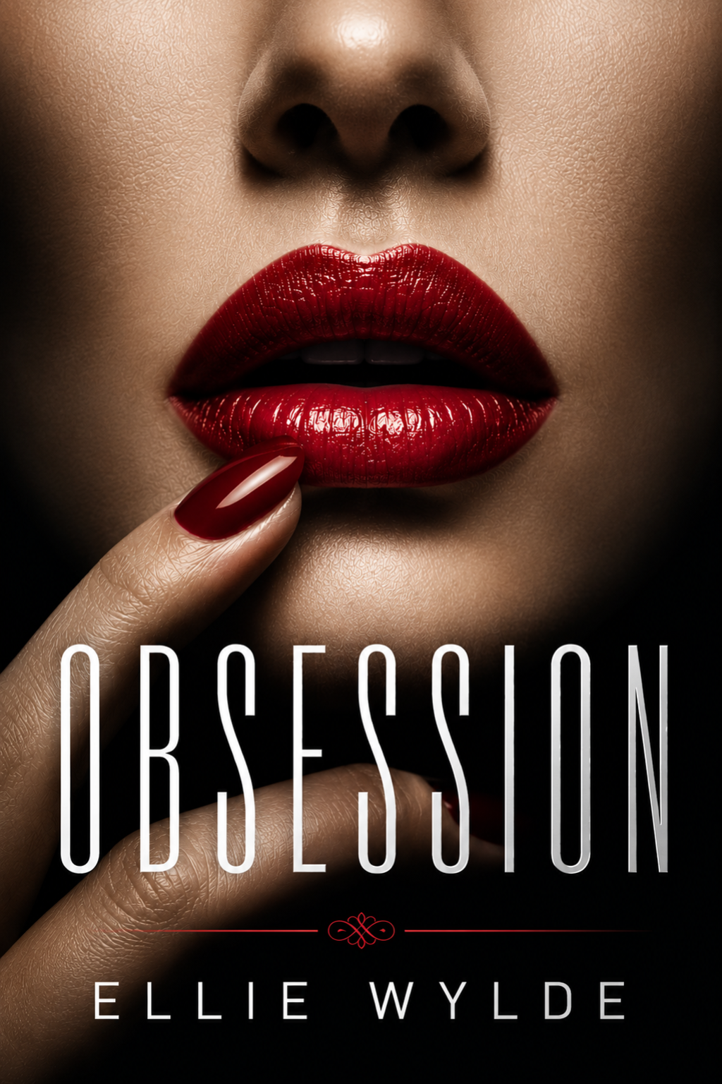 Obsession by Ellie Wylde dark lesbian thriller book cover